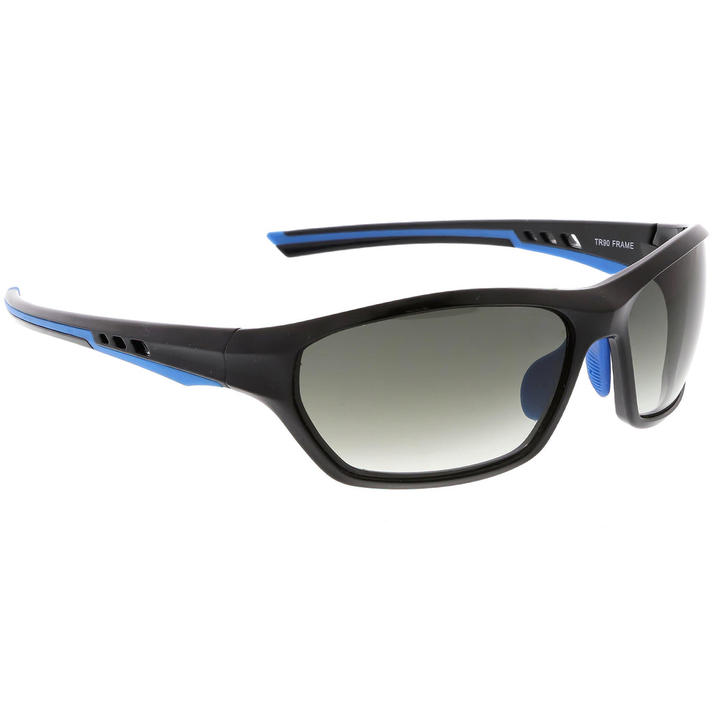 Shiny Black Blue / Smoke Gradient