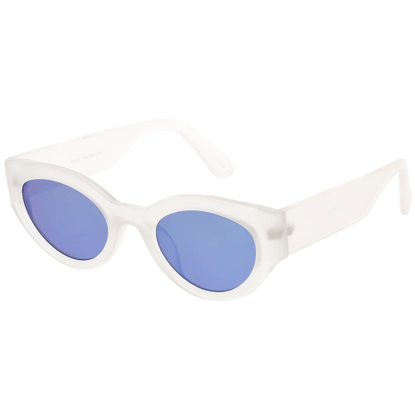 Matte Frost / Blue Mirror