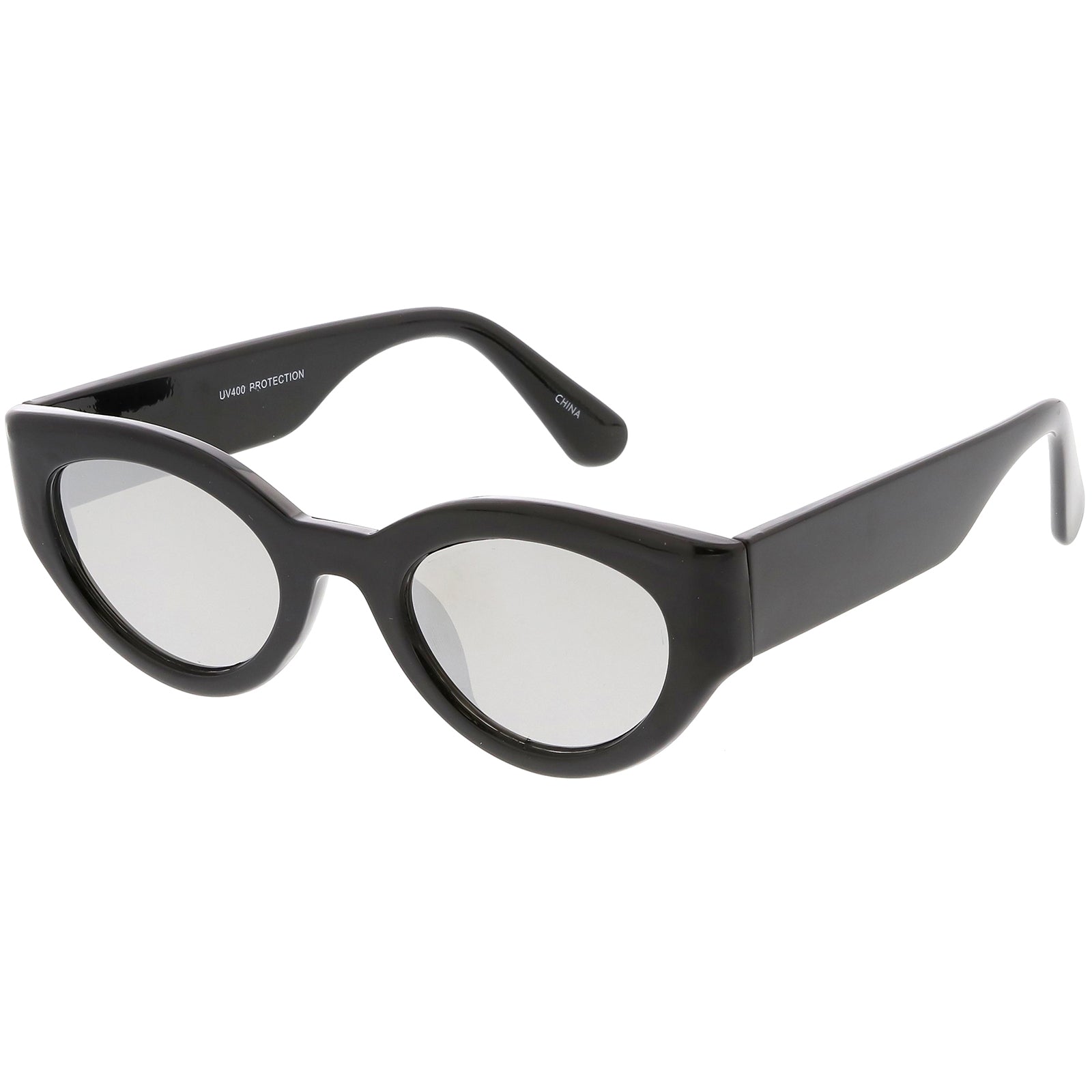 Shiny Black / Silver Mirror