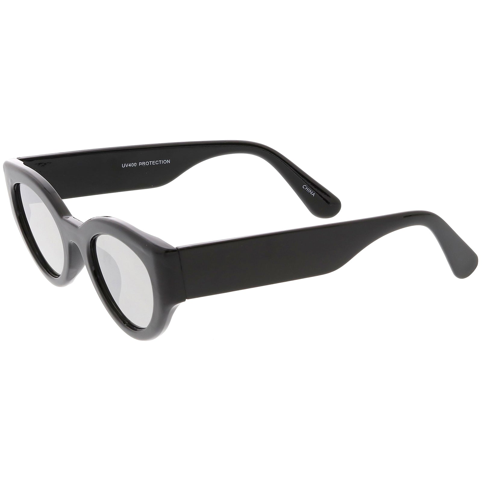Shiny Black / Silver Mirror