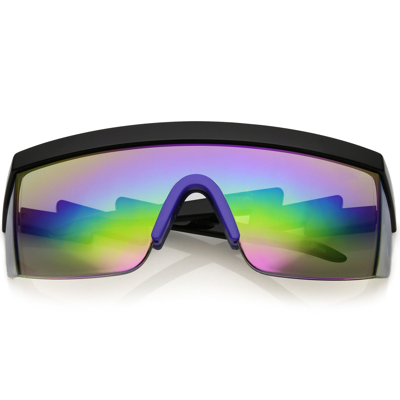 Mirrored cheap shield sunglasses