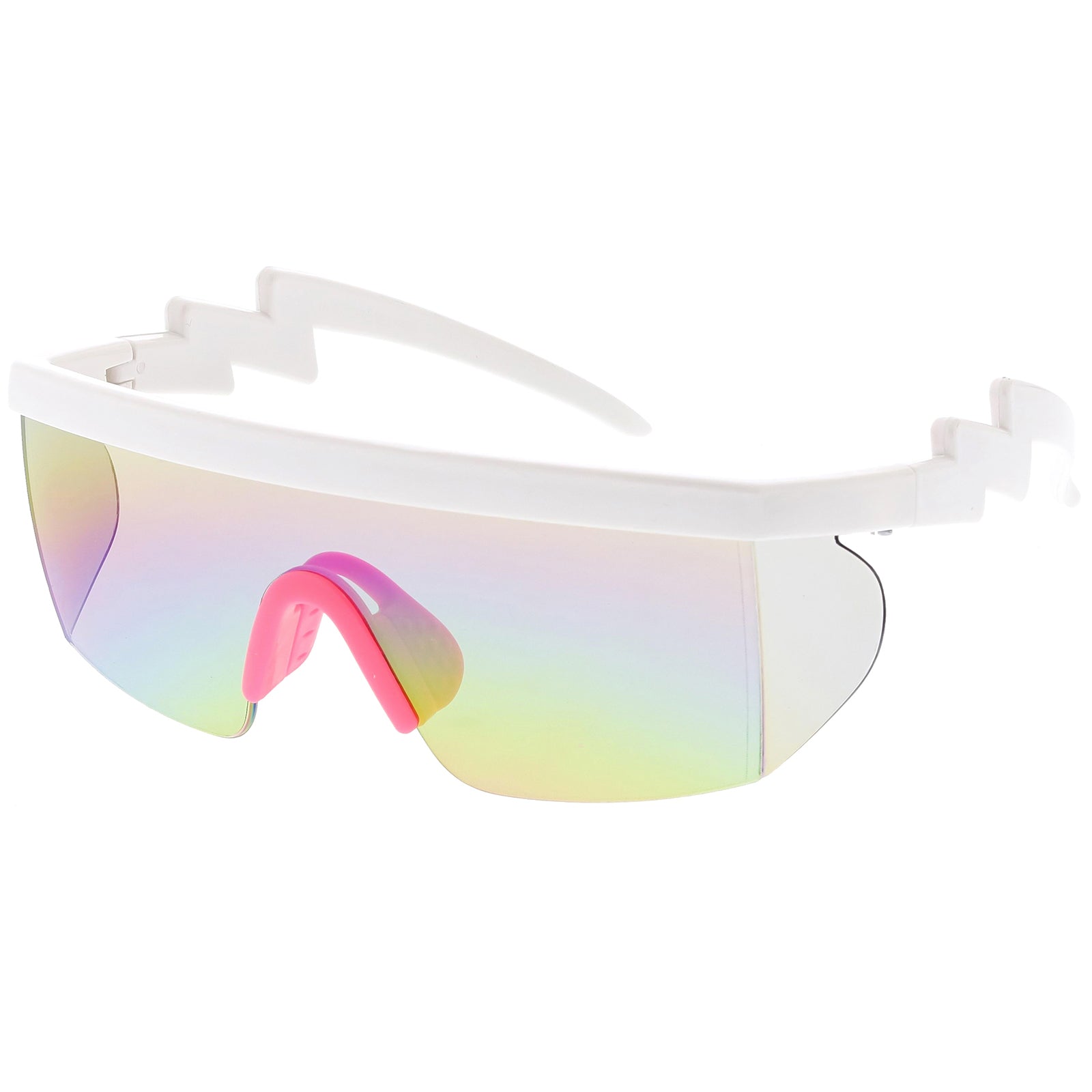 White Pink / Rainbow