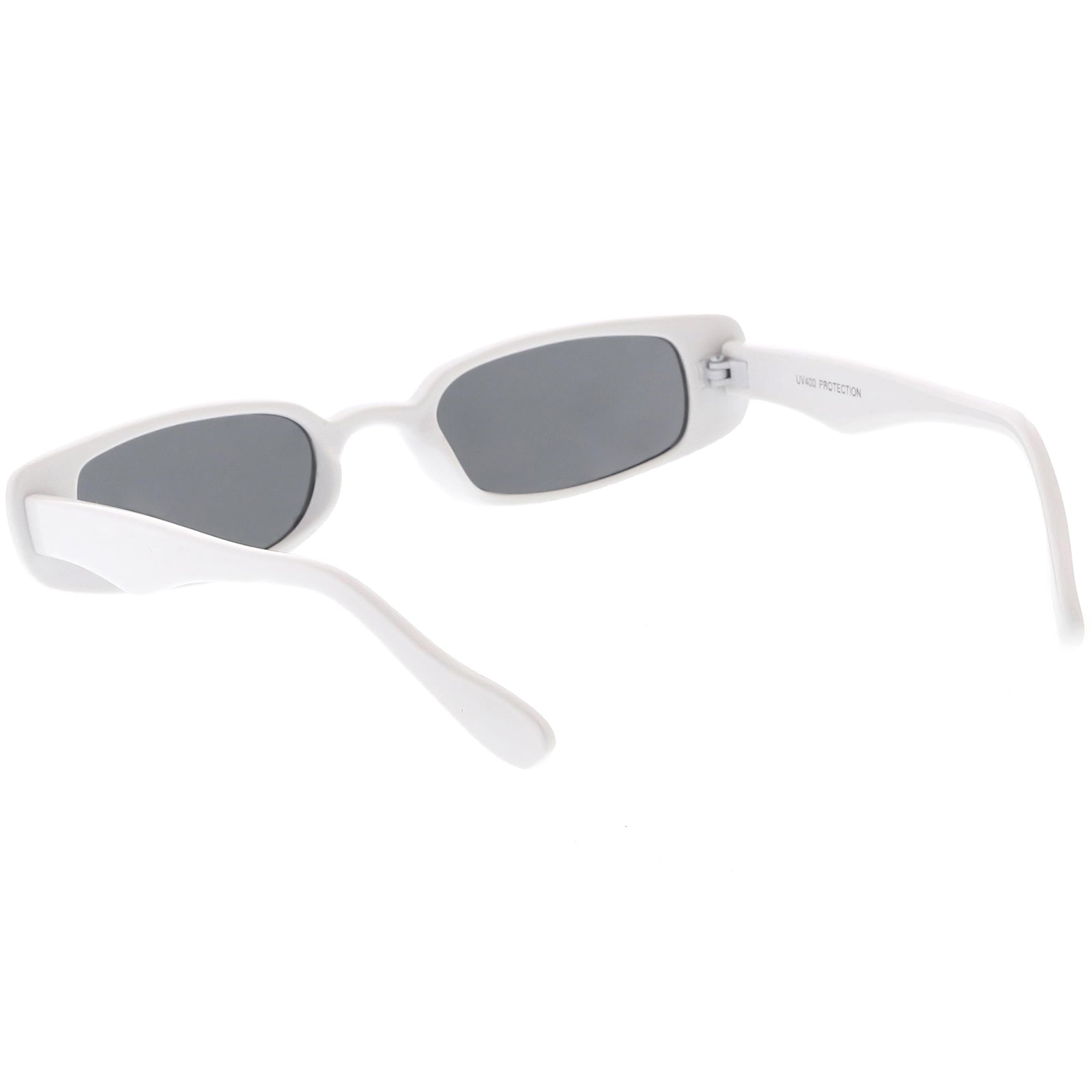 sunglassLA Extreme Small Metal Rectangle Sunglasses