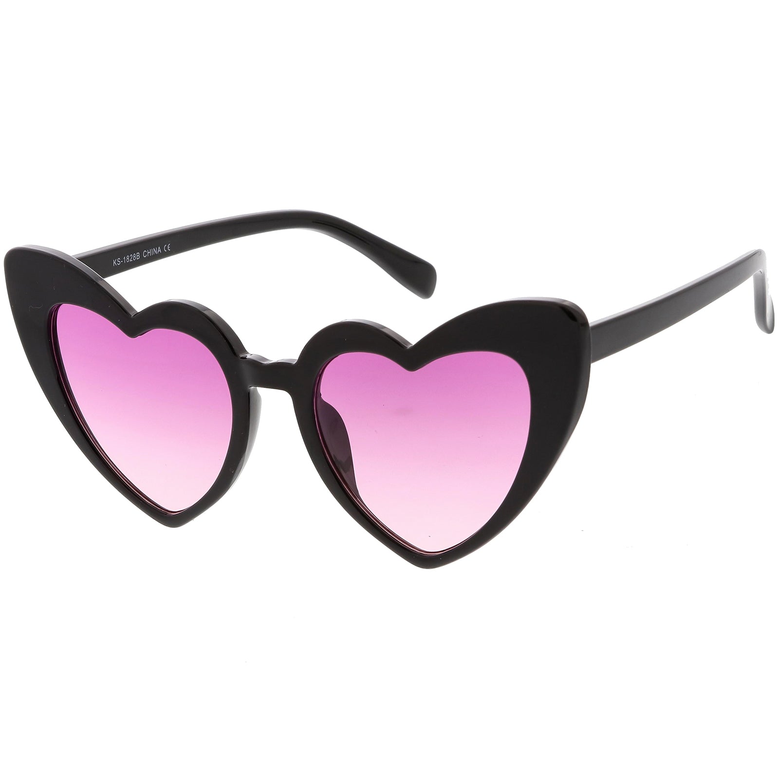 Initial Transparent Retro Heart Sunglasses Heart Sunnies 