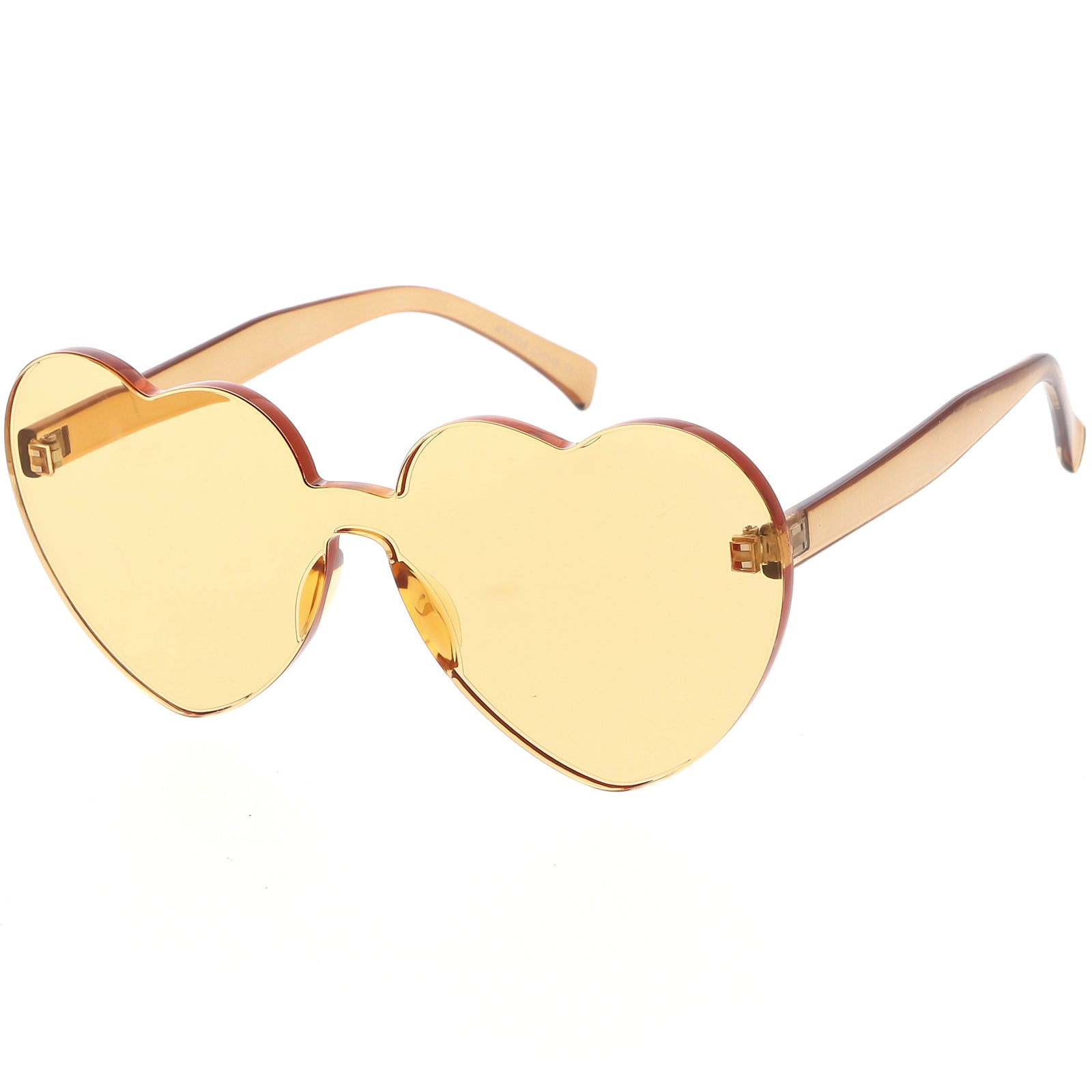 Initial Transparent Retro Heart Sunglasses Heart Sunnies 