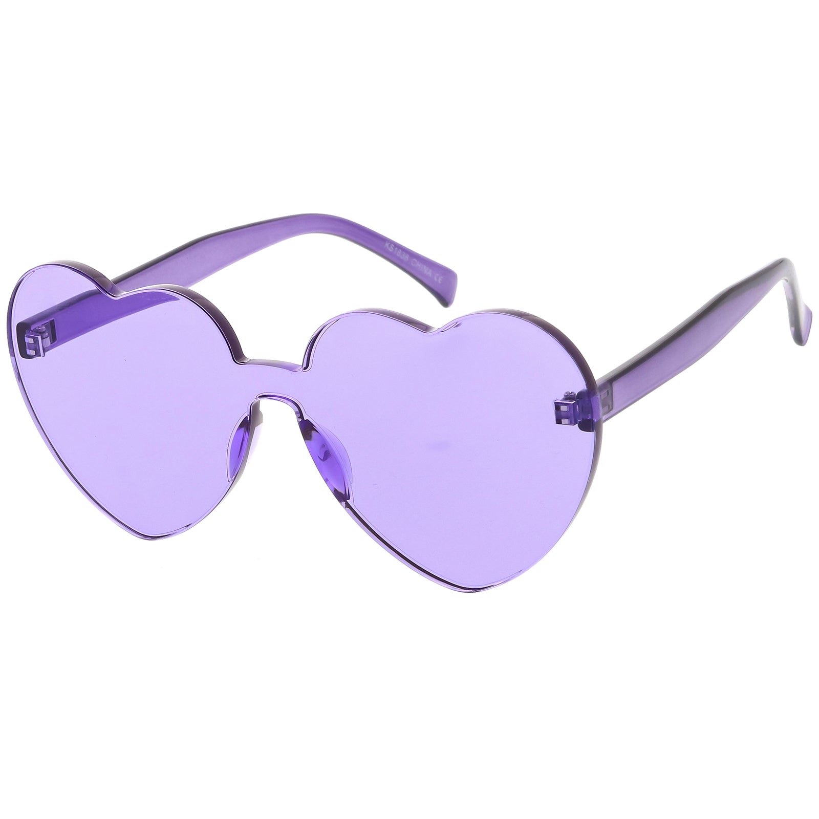 These .sunglasses are rimless, just the purple lens... - Depop