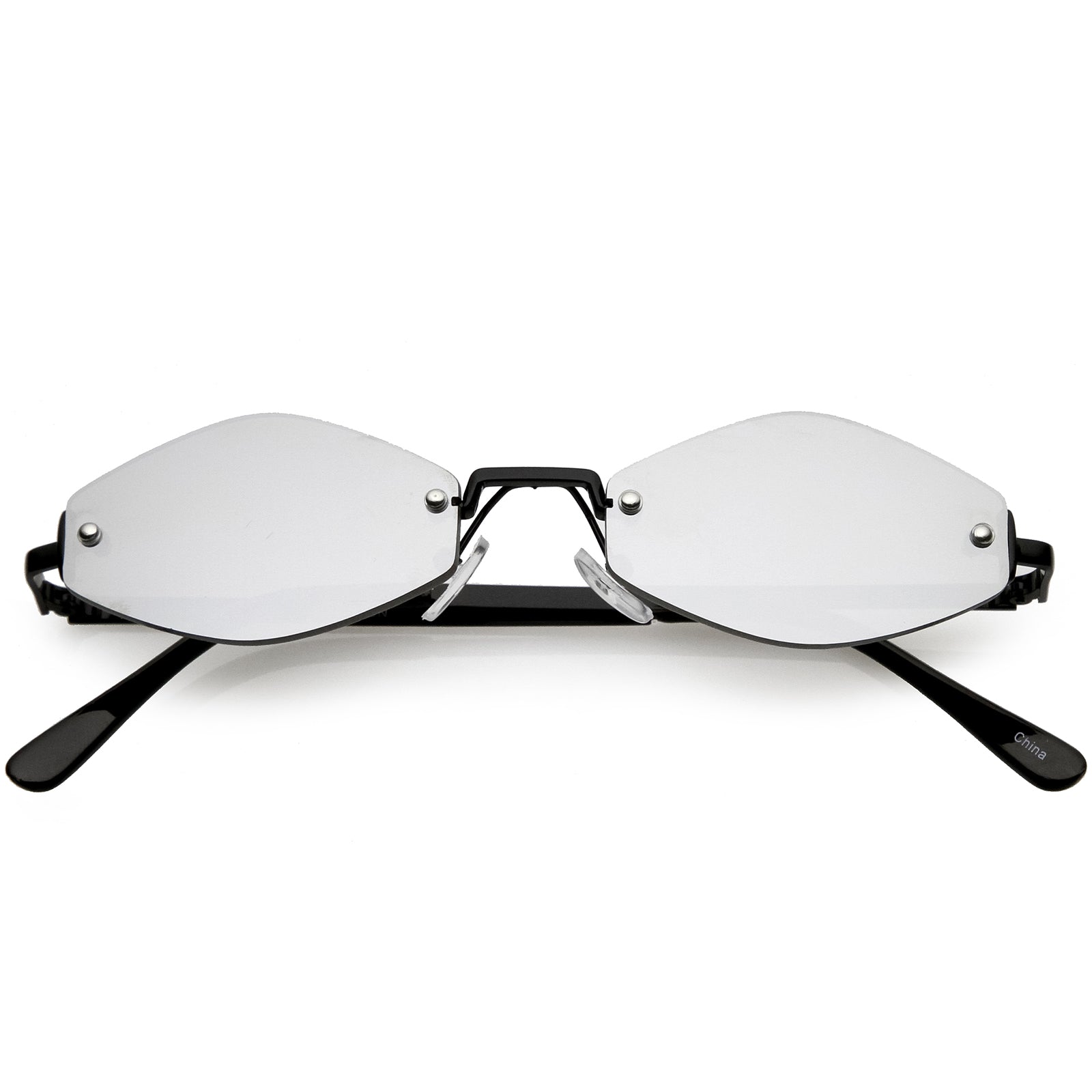 Black / Silver Mirror