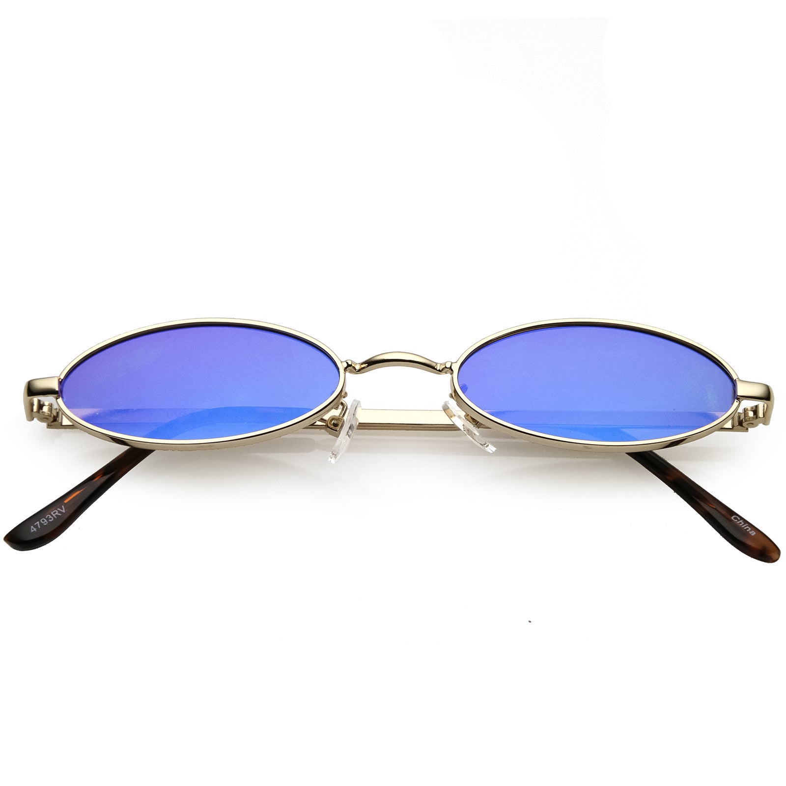 Gold / Blue Mirror