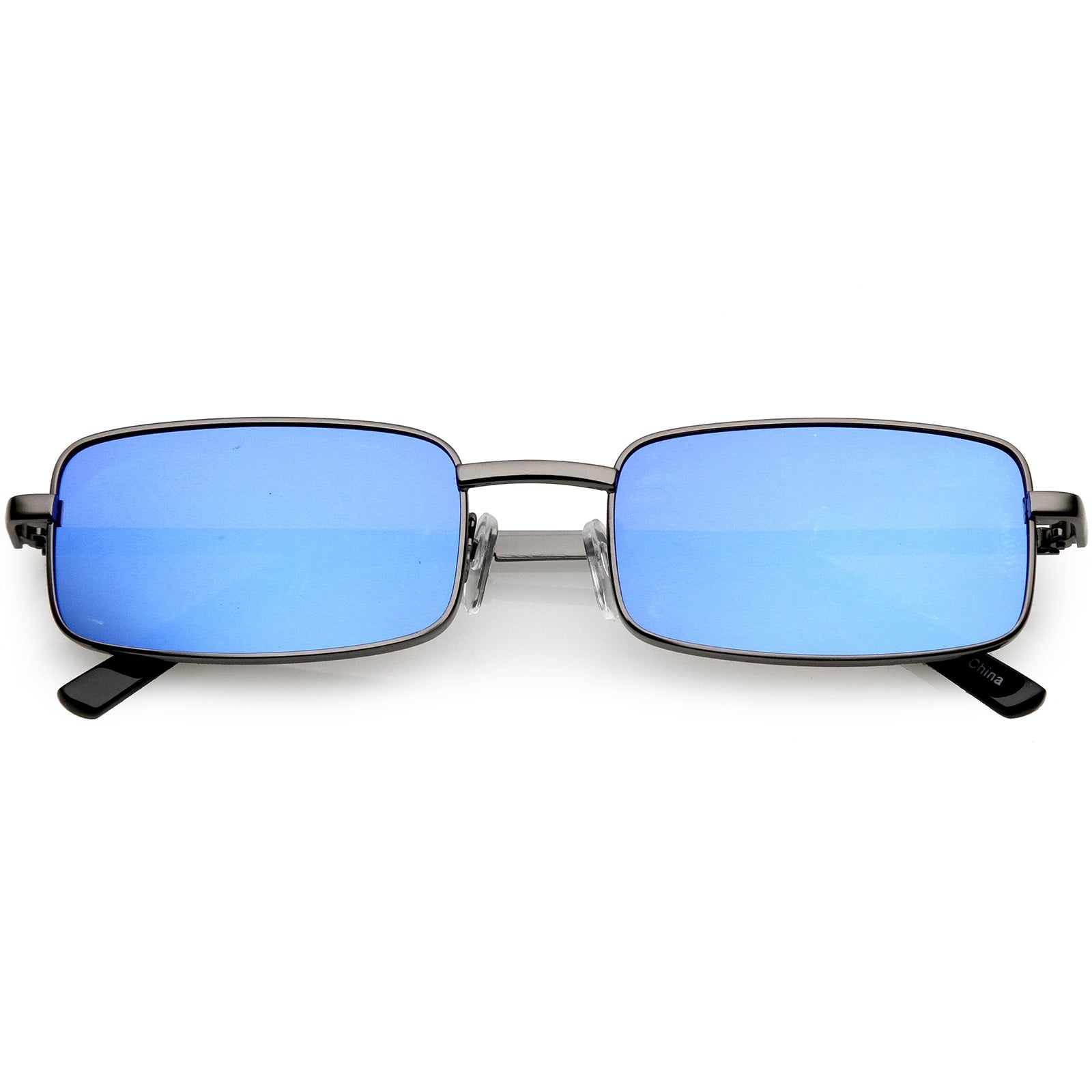 Gunmetal / Blue Mirror