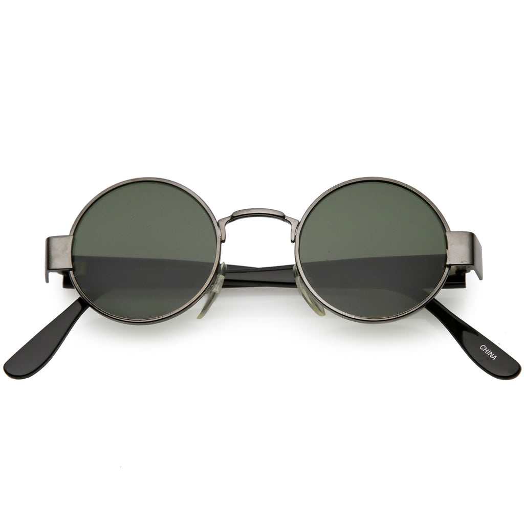 Gunmetal Black / Green