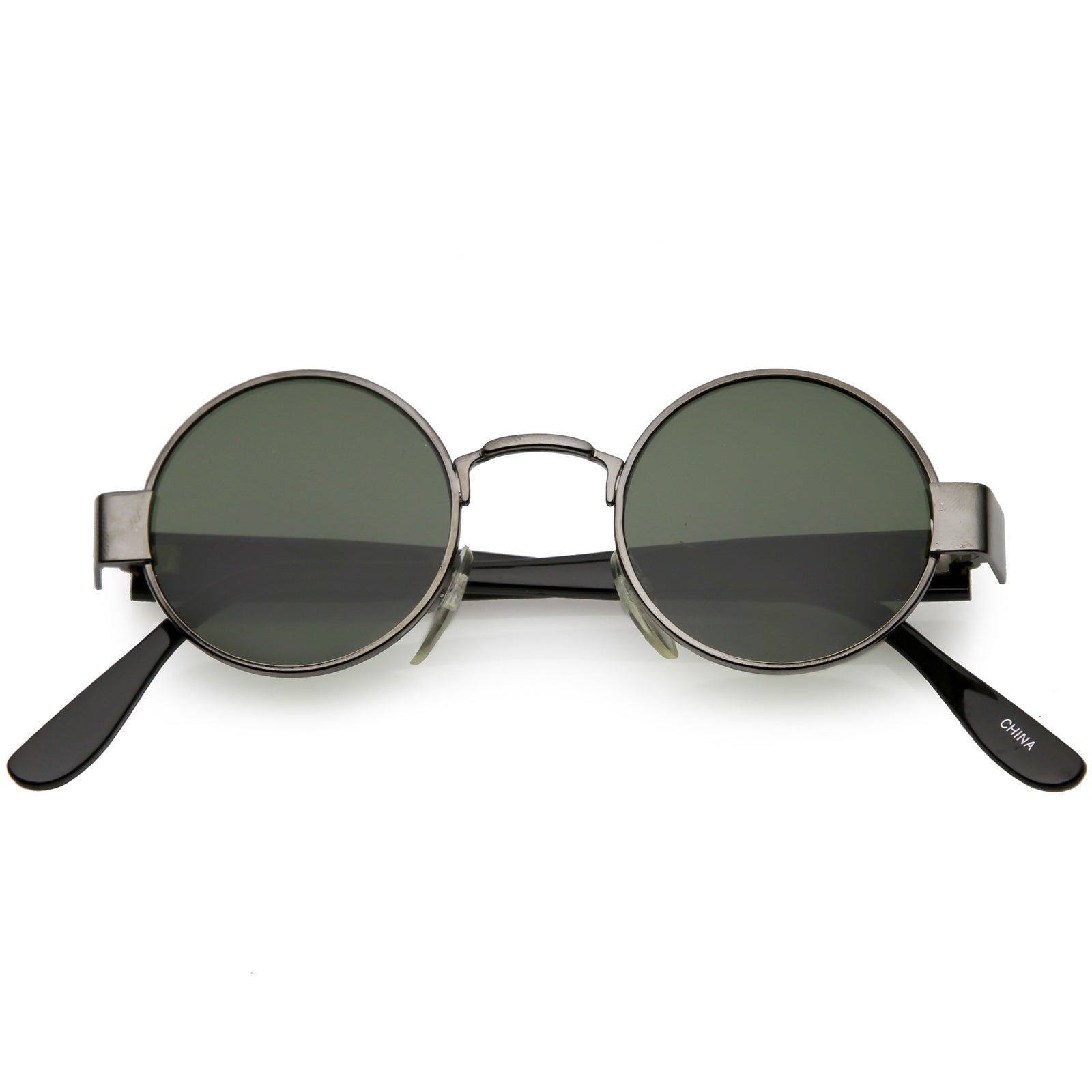 Gunmetal Black / Green