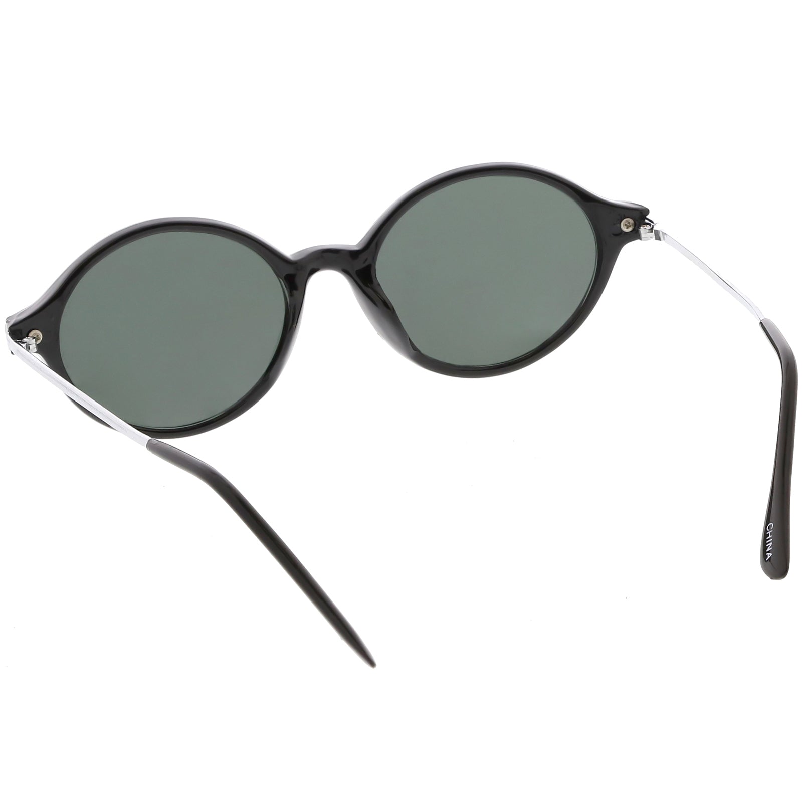 Gucci Black & Green Marble Round Sunglasses, Best Price and Reviews