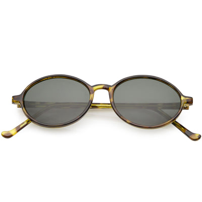Black Gold Round Vintage Sunglasses
