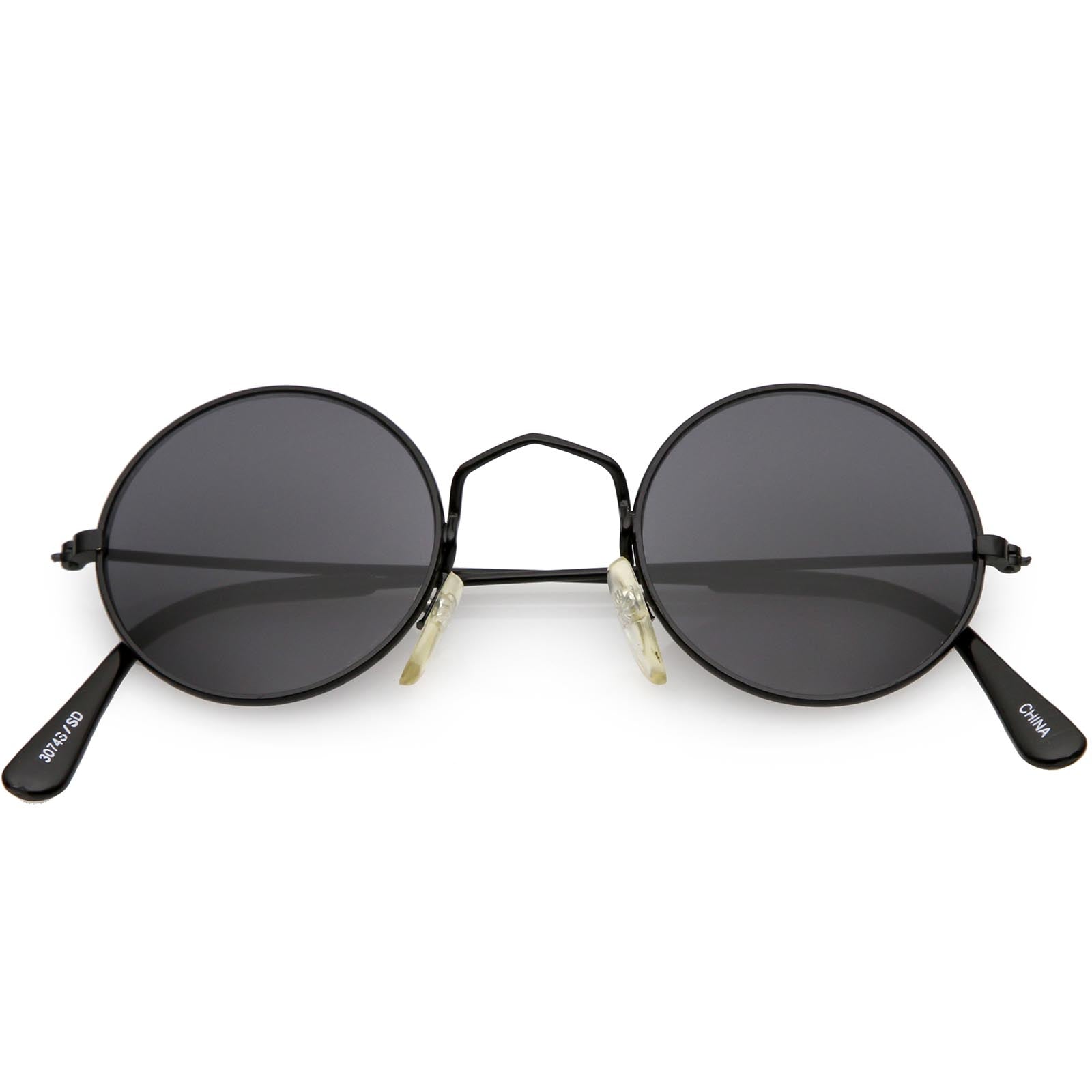Round Red Sun Glasses Sunglasses | Small Black Round Sun Glasses - Retro  Small Round - Aliexpress