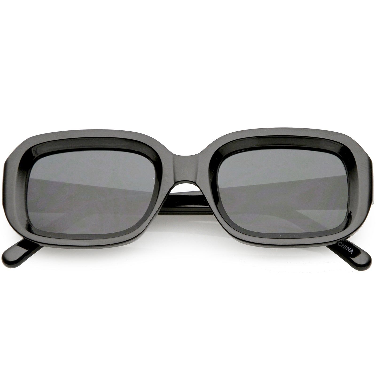 Plastic Chunky Marble Sunglasses