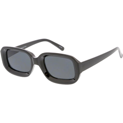 Chunky Neutral Rectangle Square Sunglasses – BoujeeVibes