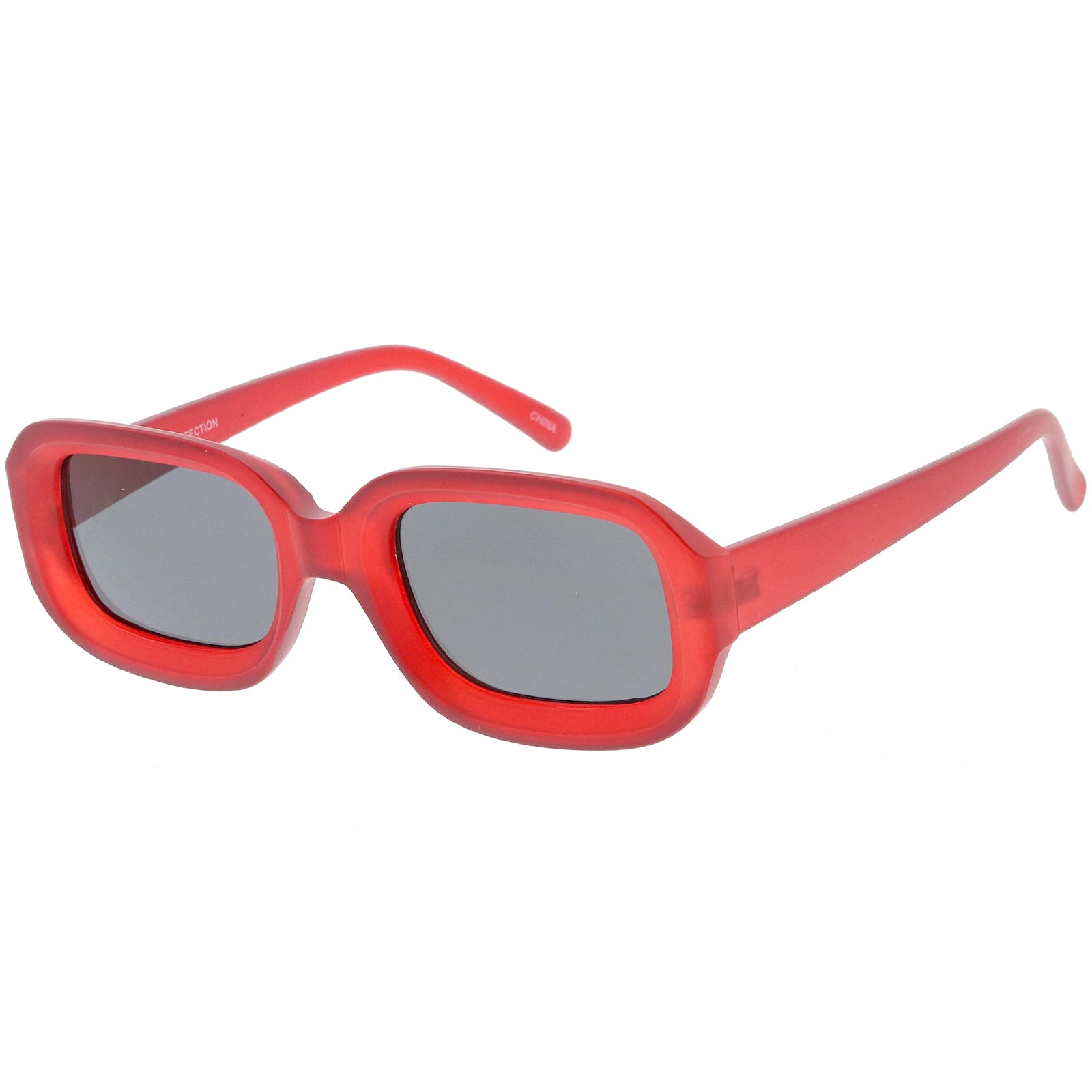 Matte Clear Red / Smoke