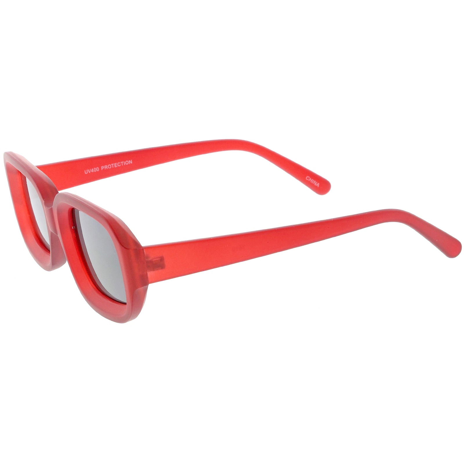 Matte Clear Red / Smoke