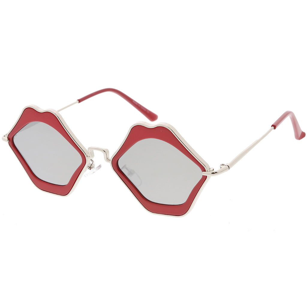 Red / Silver Mirror