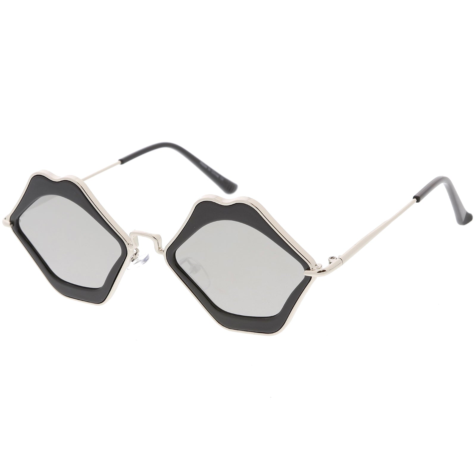 Black / Silver Mirror