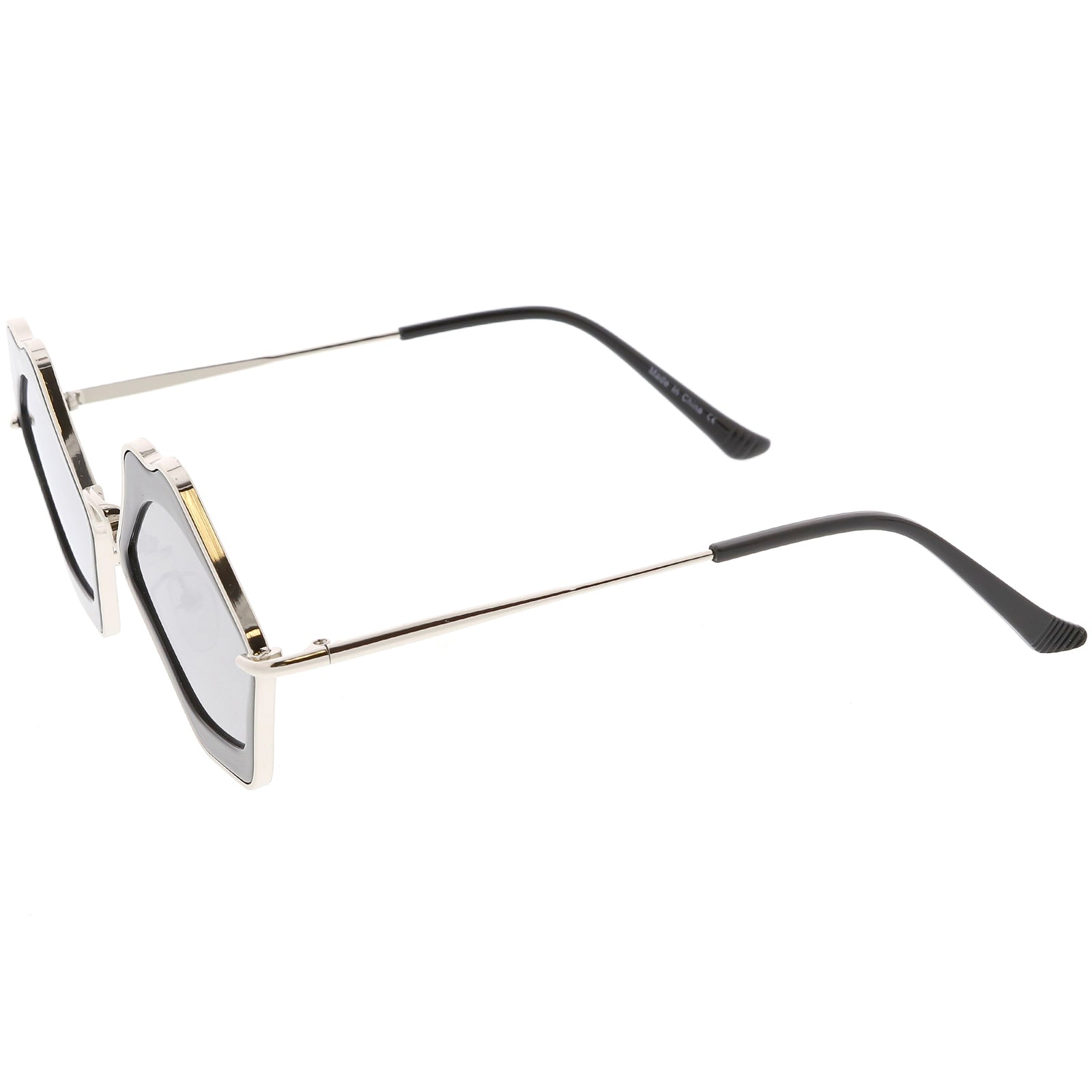 Black / Silver Mirror