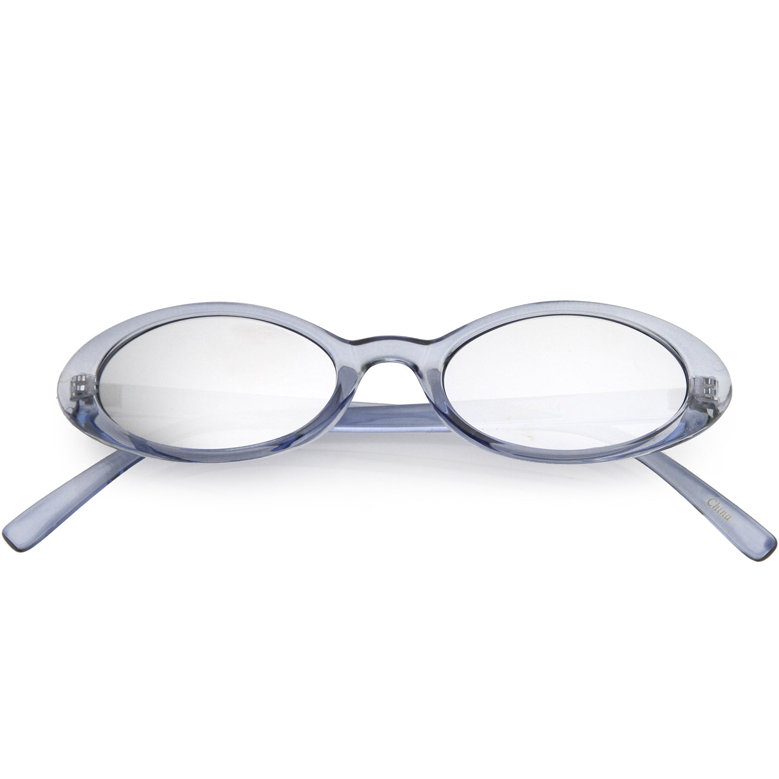 Blue / Silver Mirror