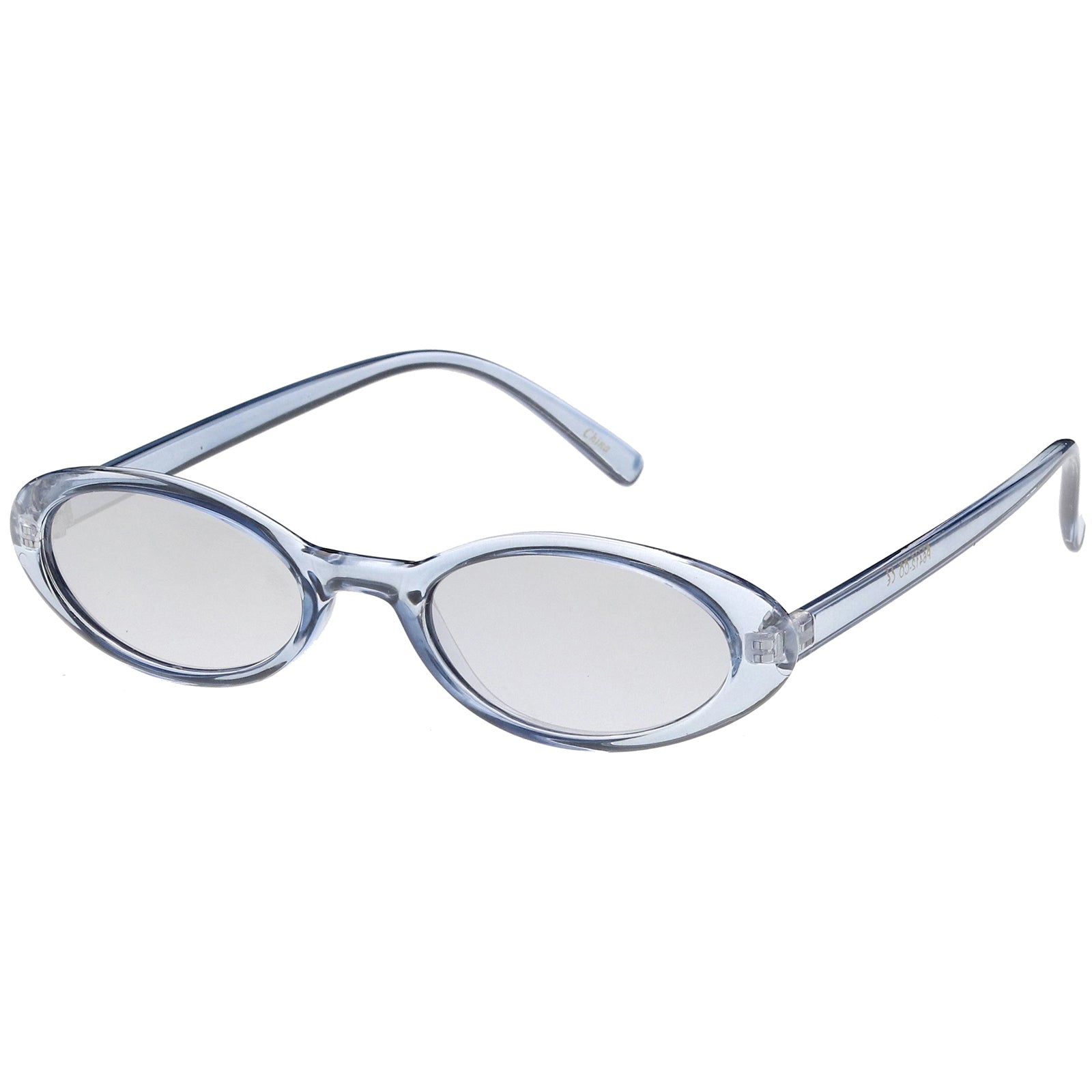Blue / Silver Mirror