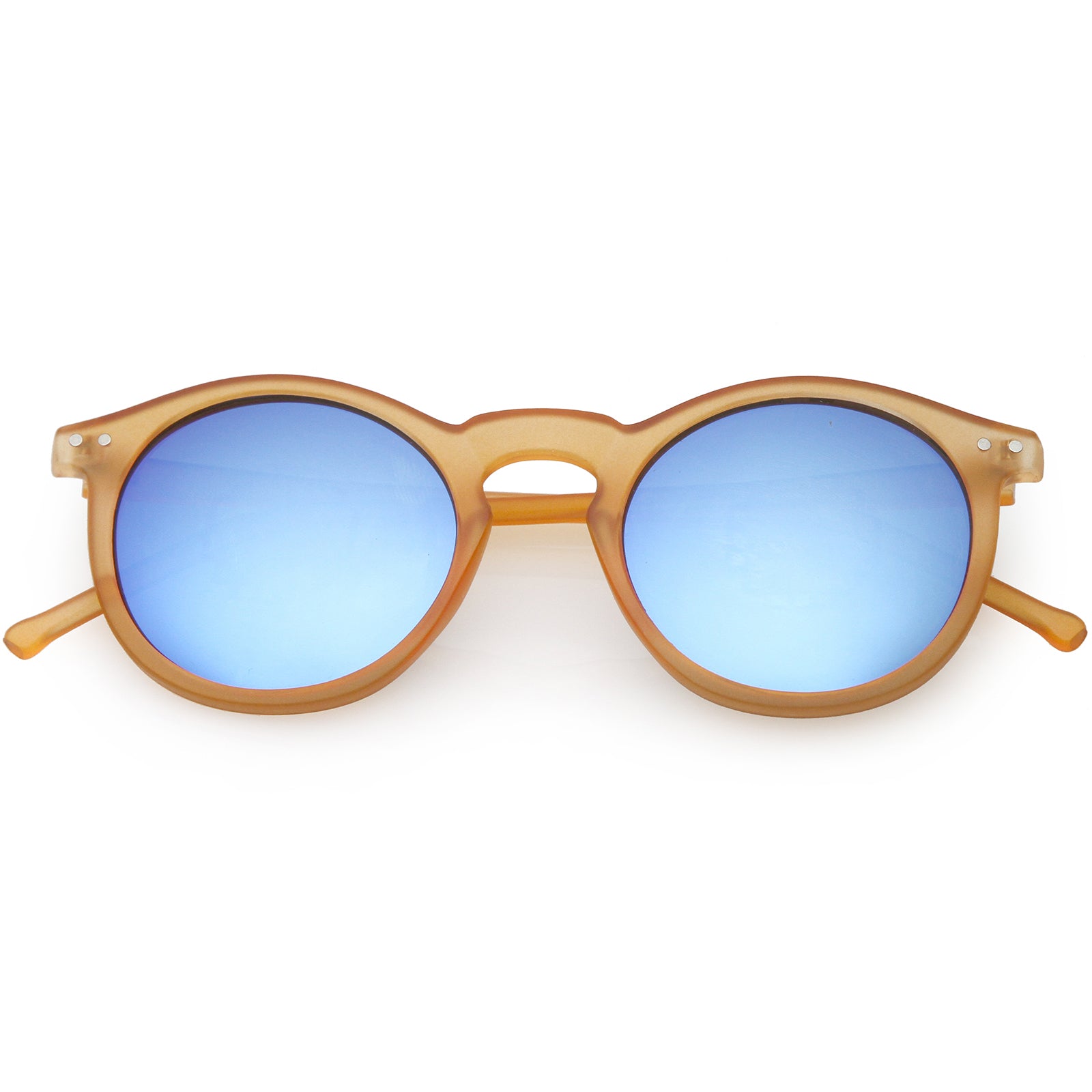 Matte Orange / Blue Mirror