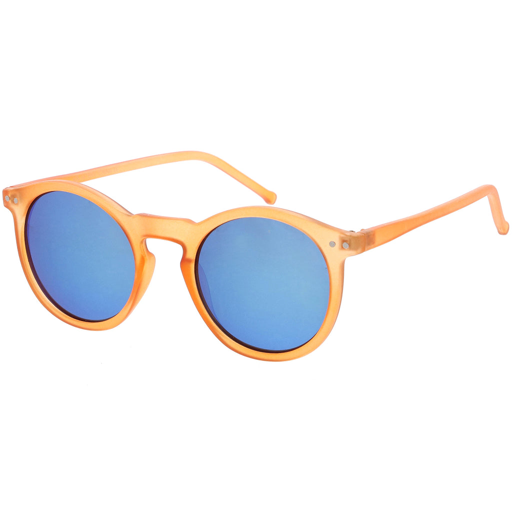 Matte Orange / Blue Mirror
