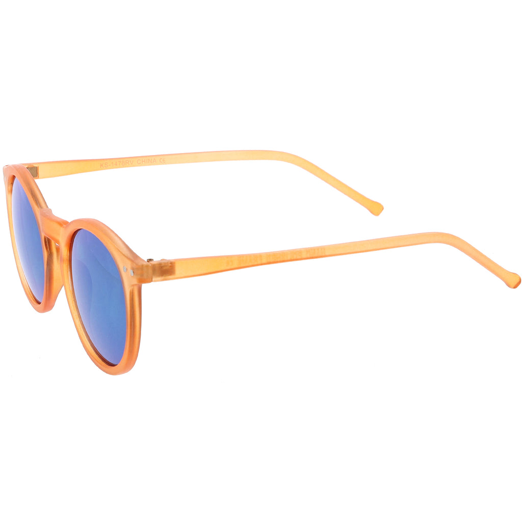 Matte Orange / Blue Mirror