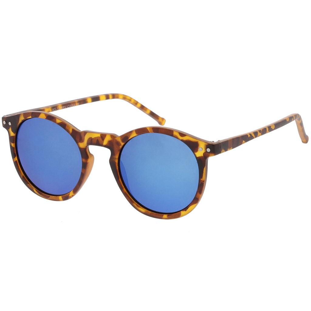 Matte Tortoise / Blue Mirror