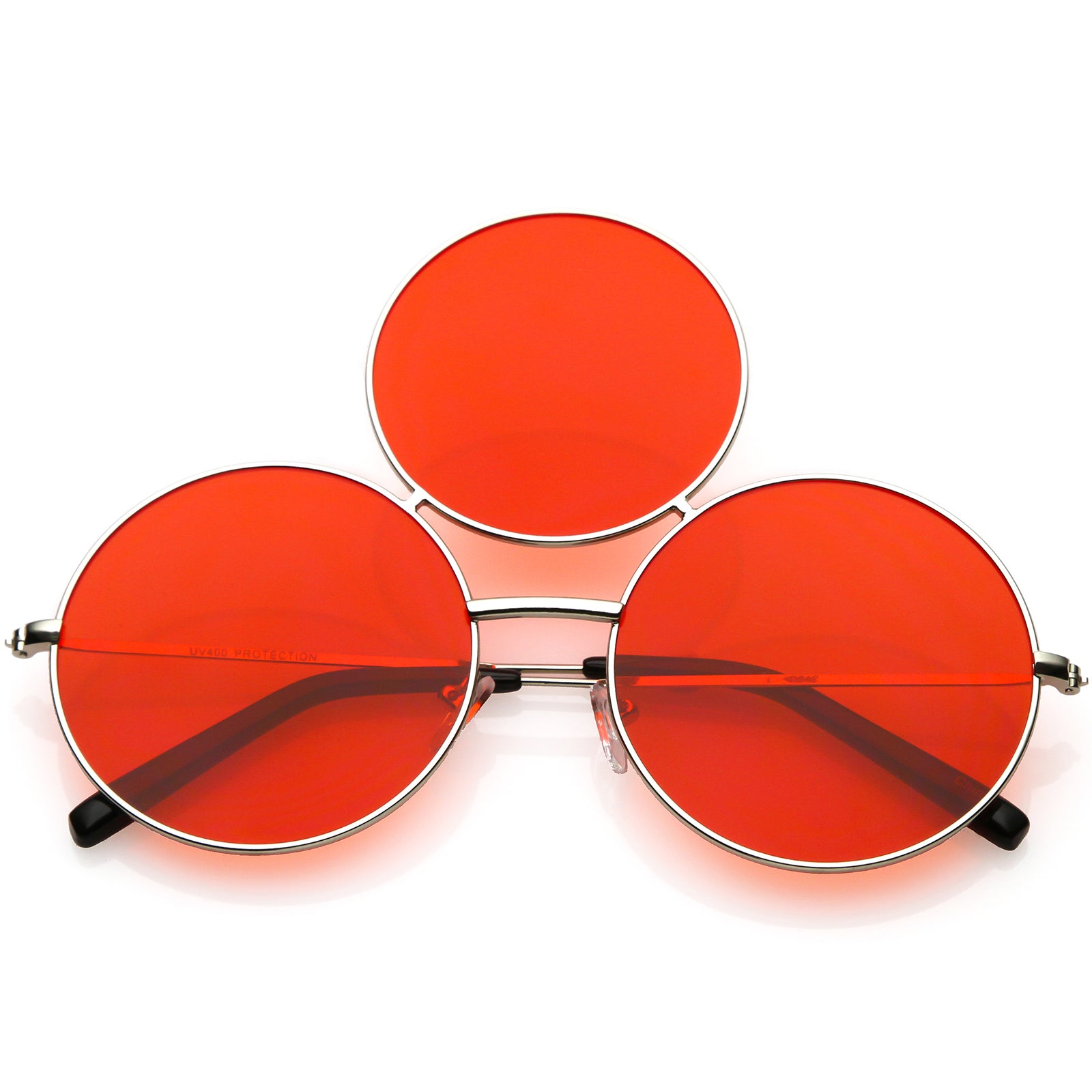 Silver / Red