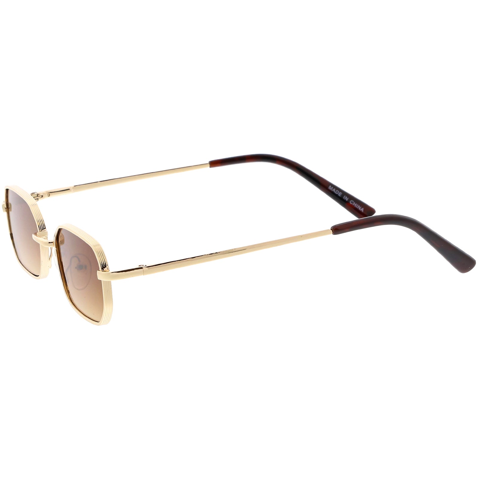 Men Designer Sunglasses Flat Black Lens Oversized Frame Shades
