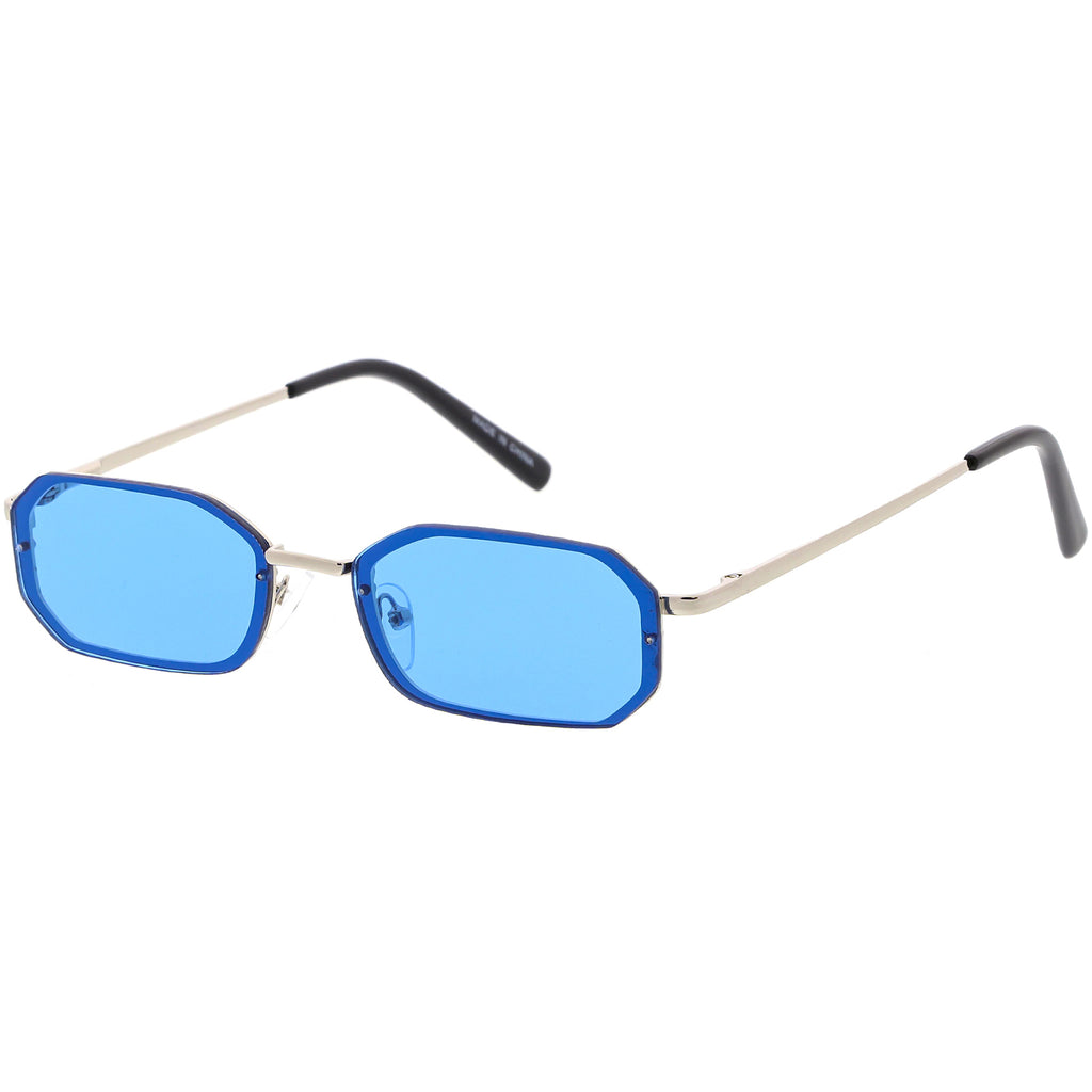 Silver / Blue