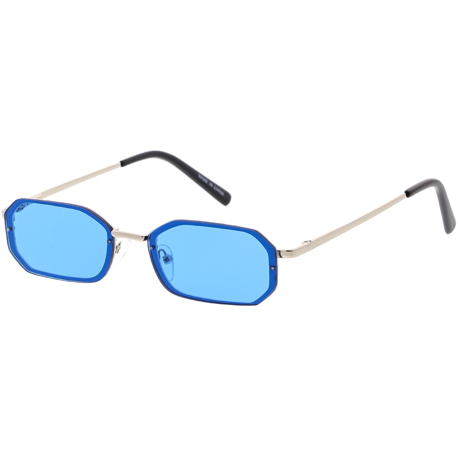 Silver / Blue