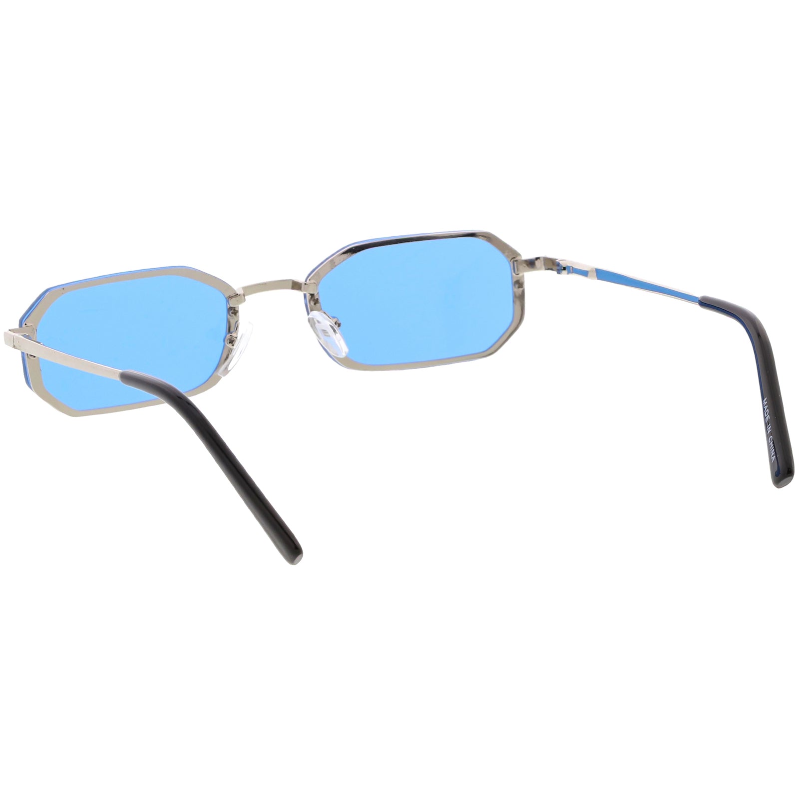 Silver / Blue
