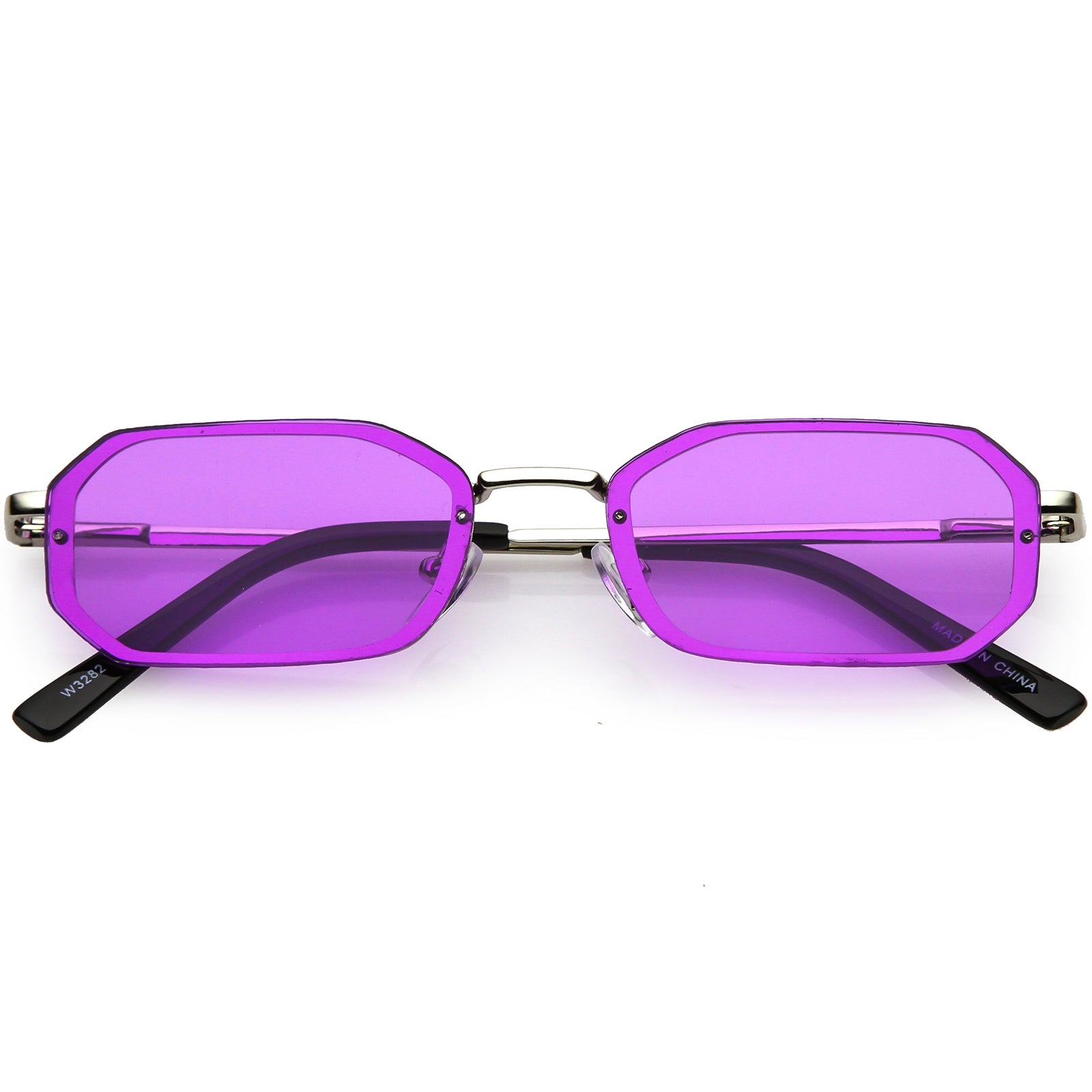Silver / Purple