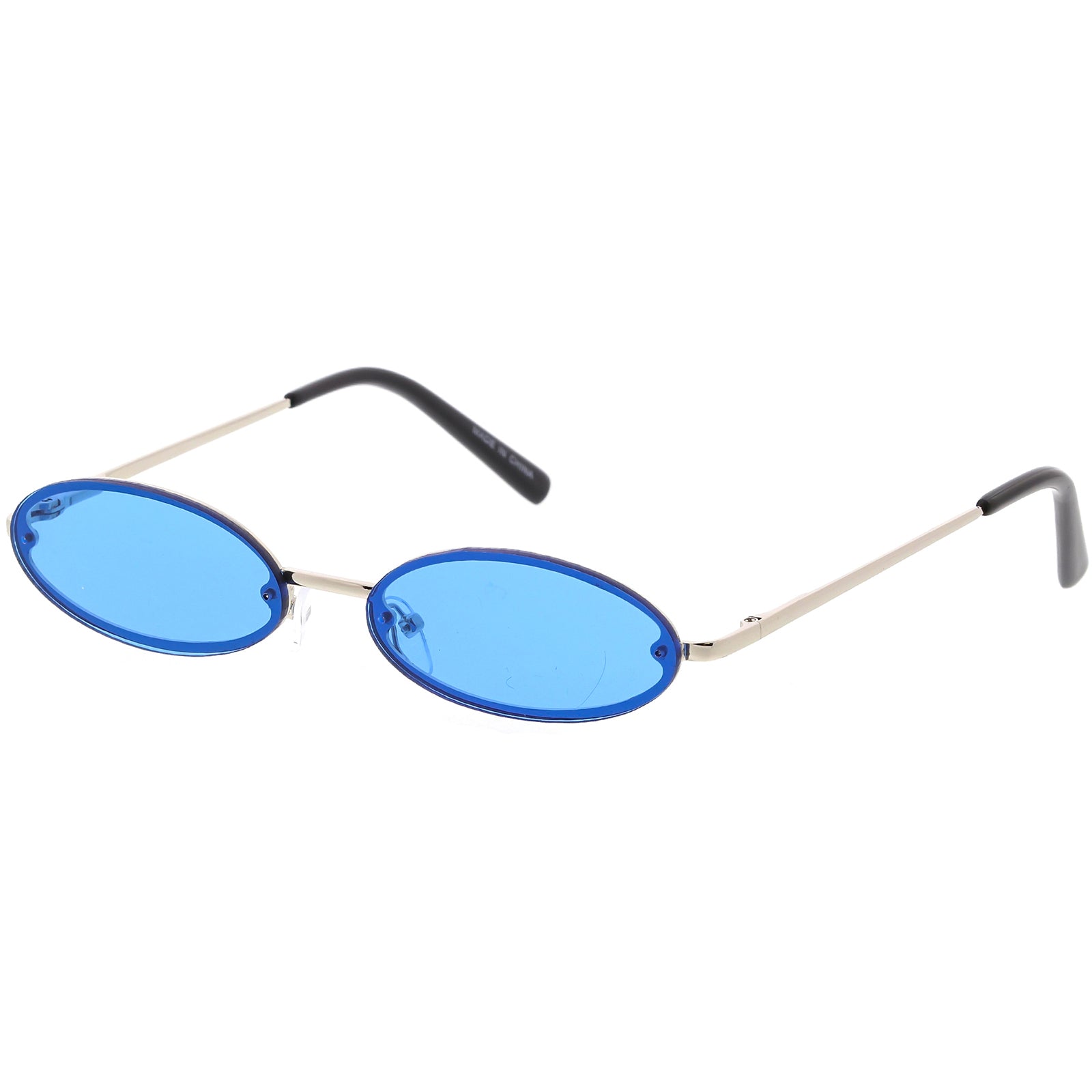 Retro best sale slim sunglasses