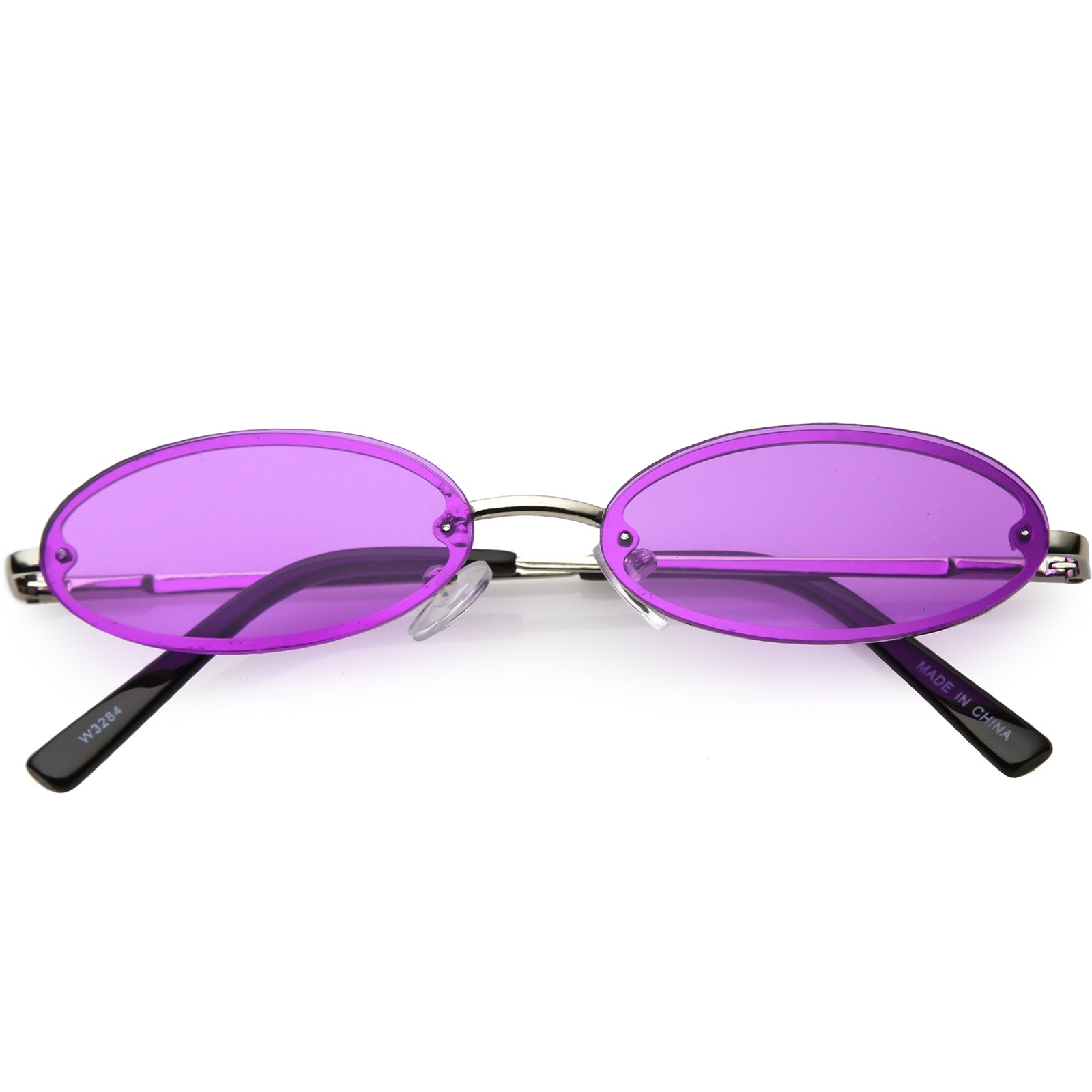 Silver / Purple