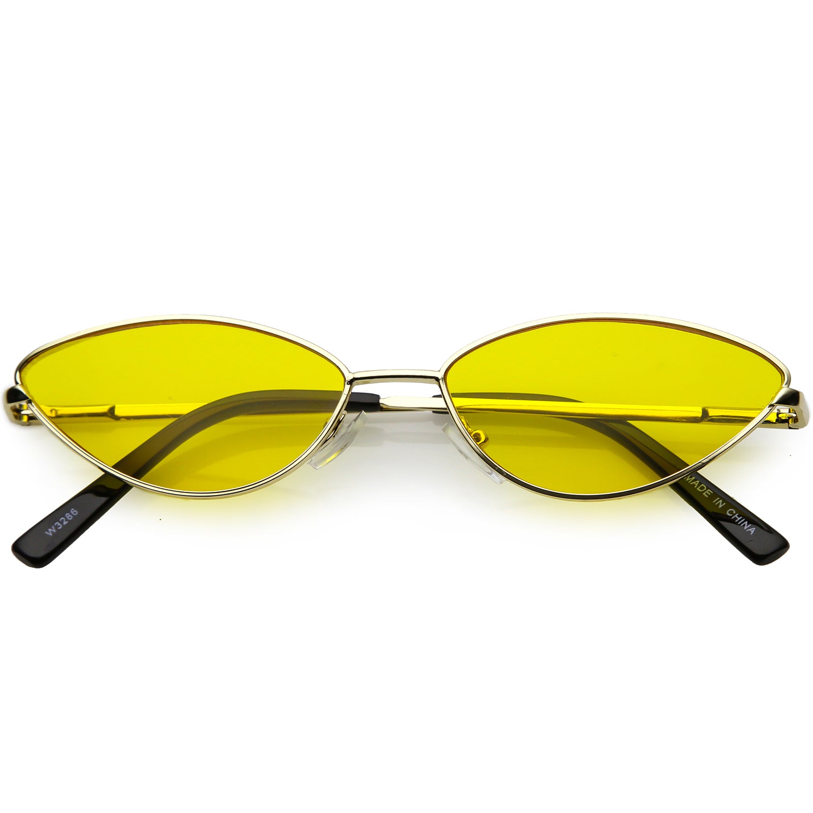 Luminara Women's Fashion Retro Round Cat Eye Sunglasses