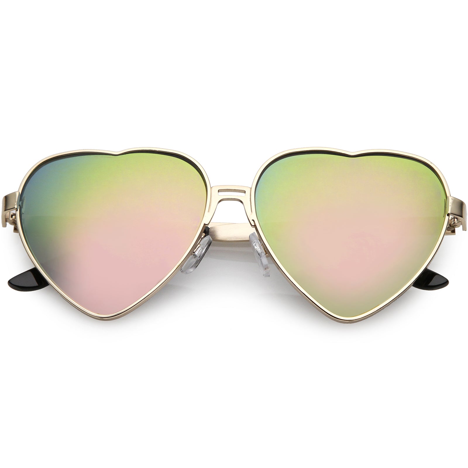Gold / Pink Green Mirror
