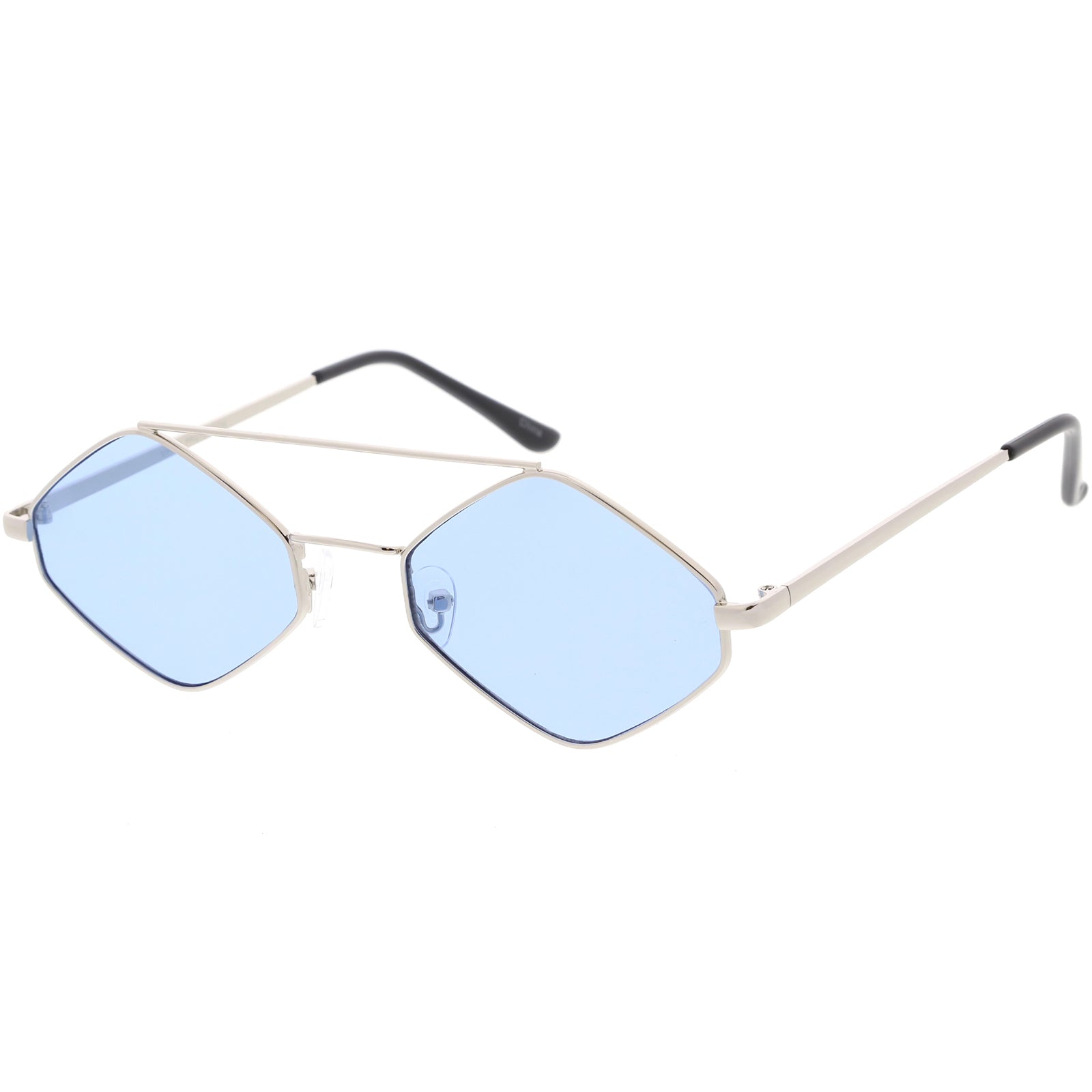 Silver / Blue
