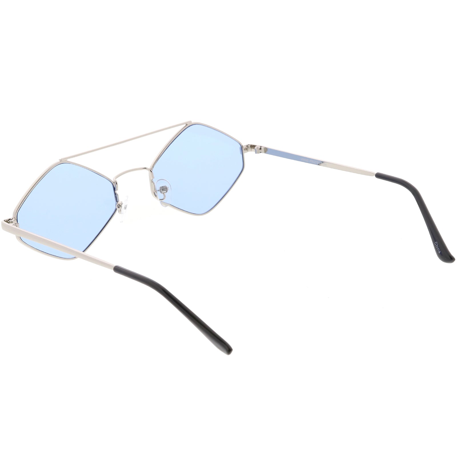 Silver / Blue
