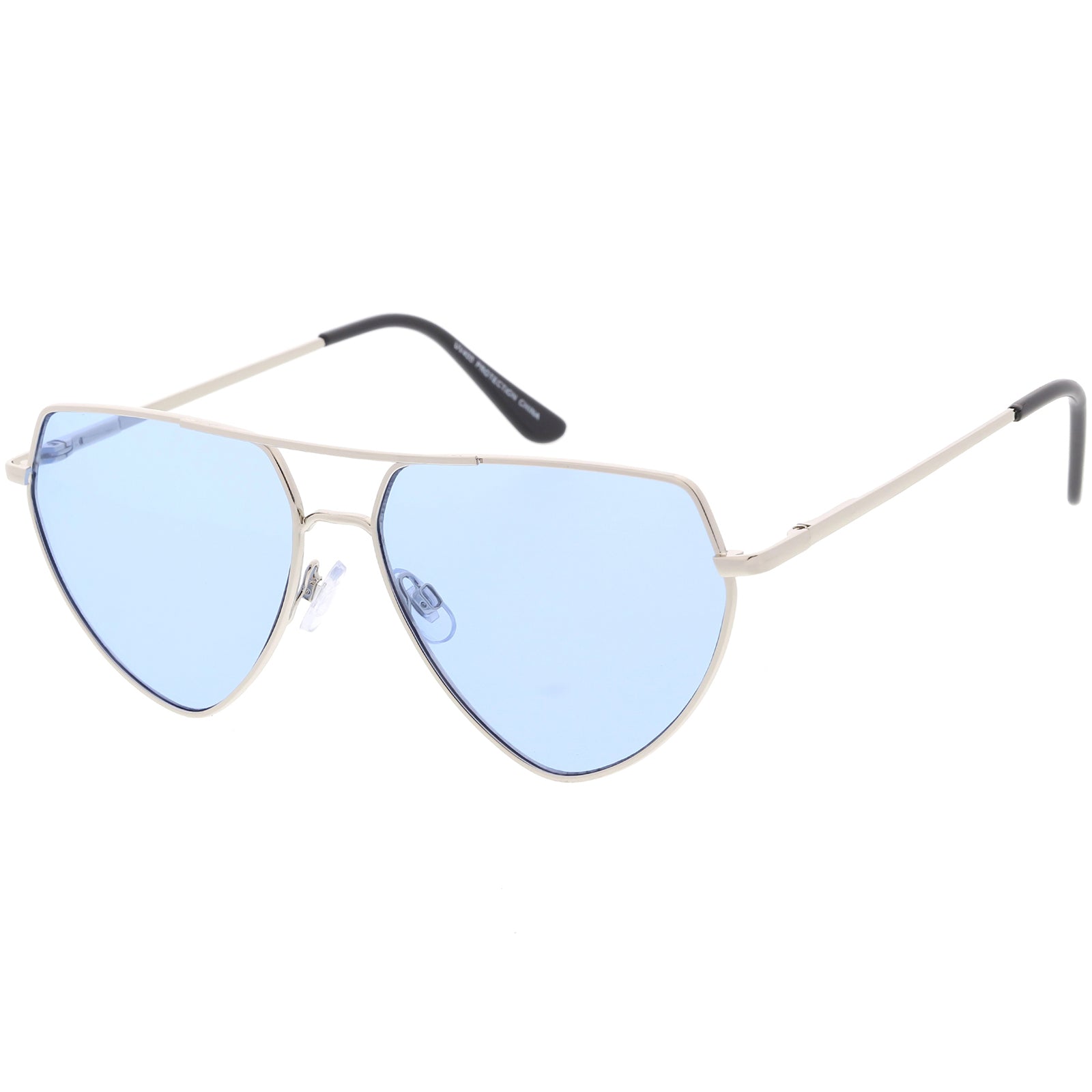Silver / Blue