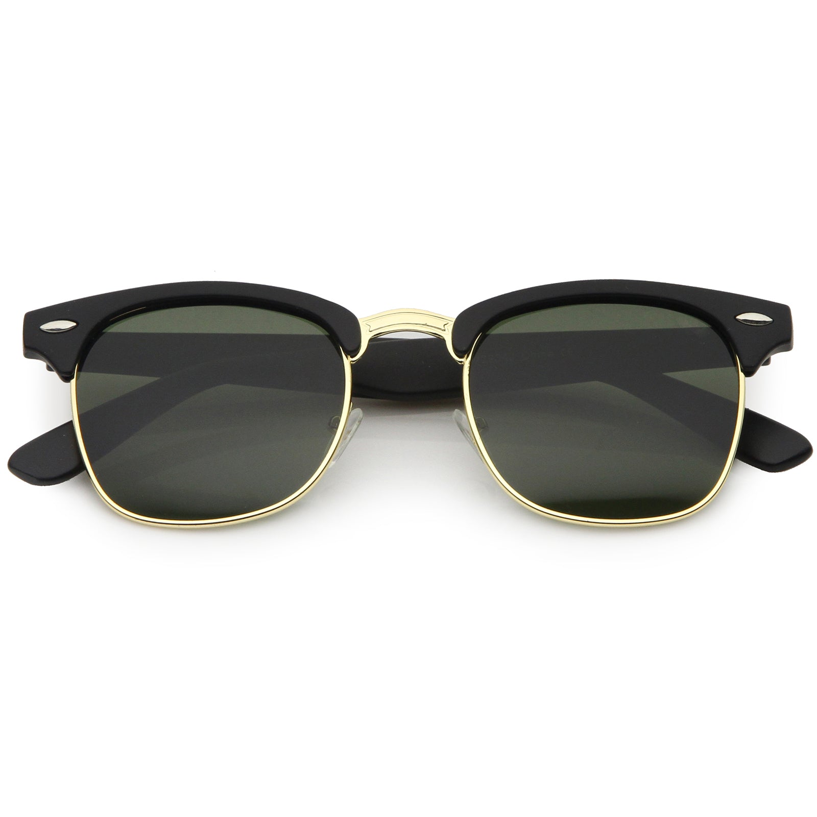 Matte Black Gold / Green