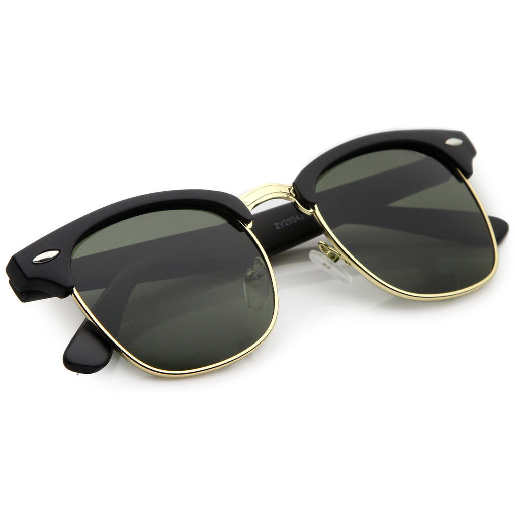 Matte Black Gold / Green