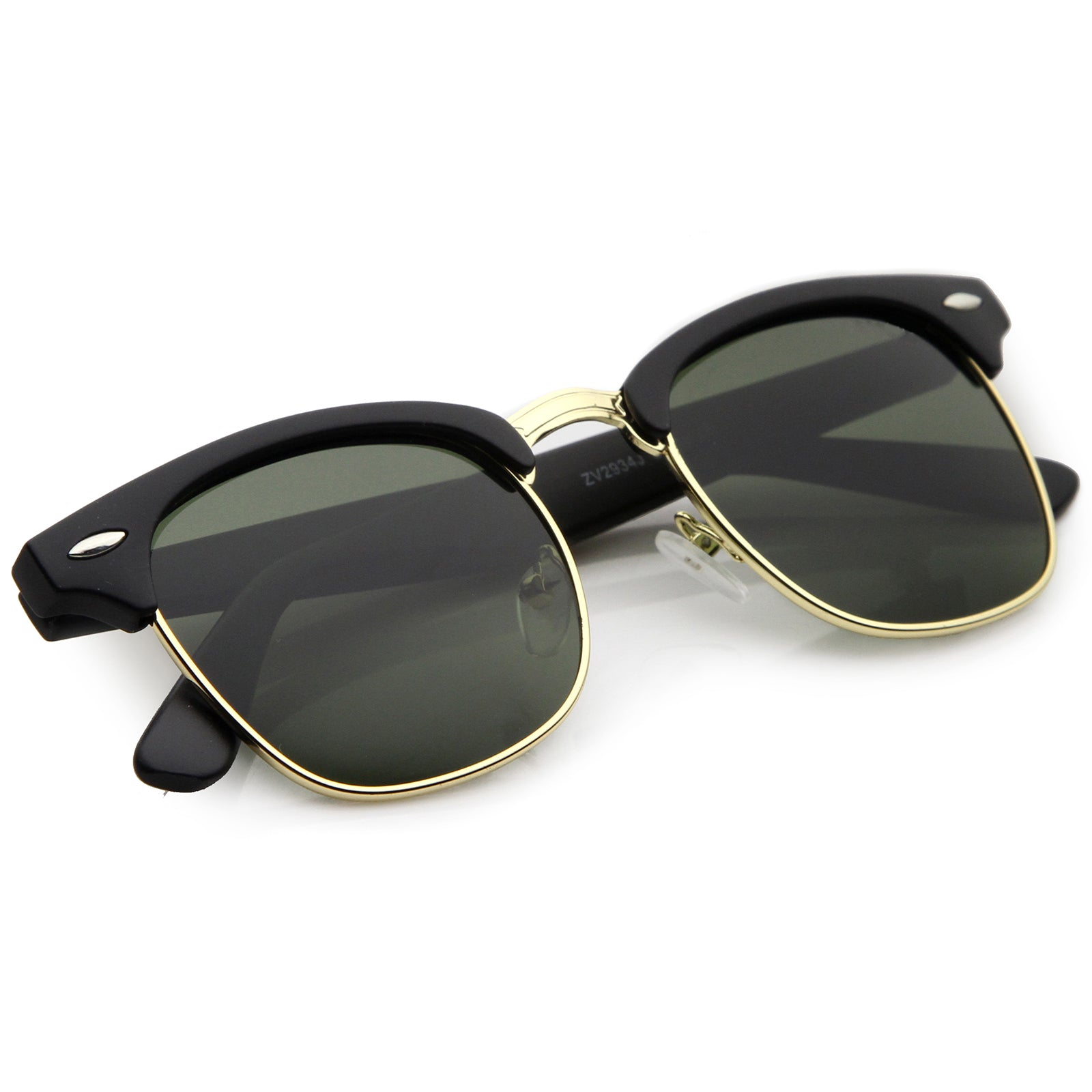 Matte Black Gold / Green