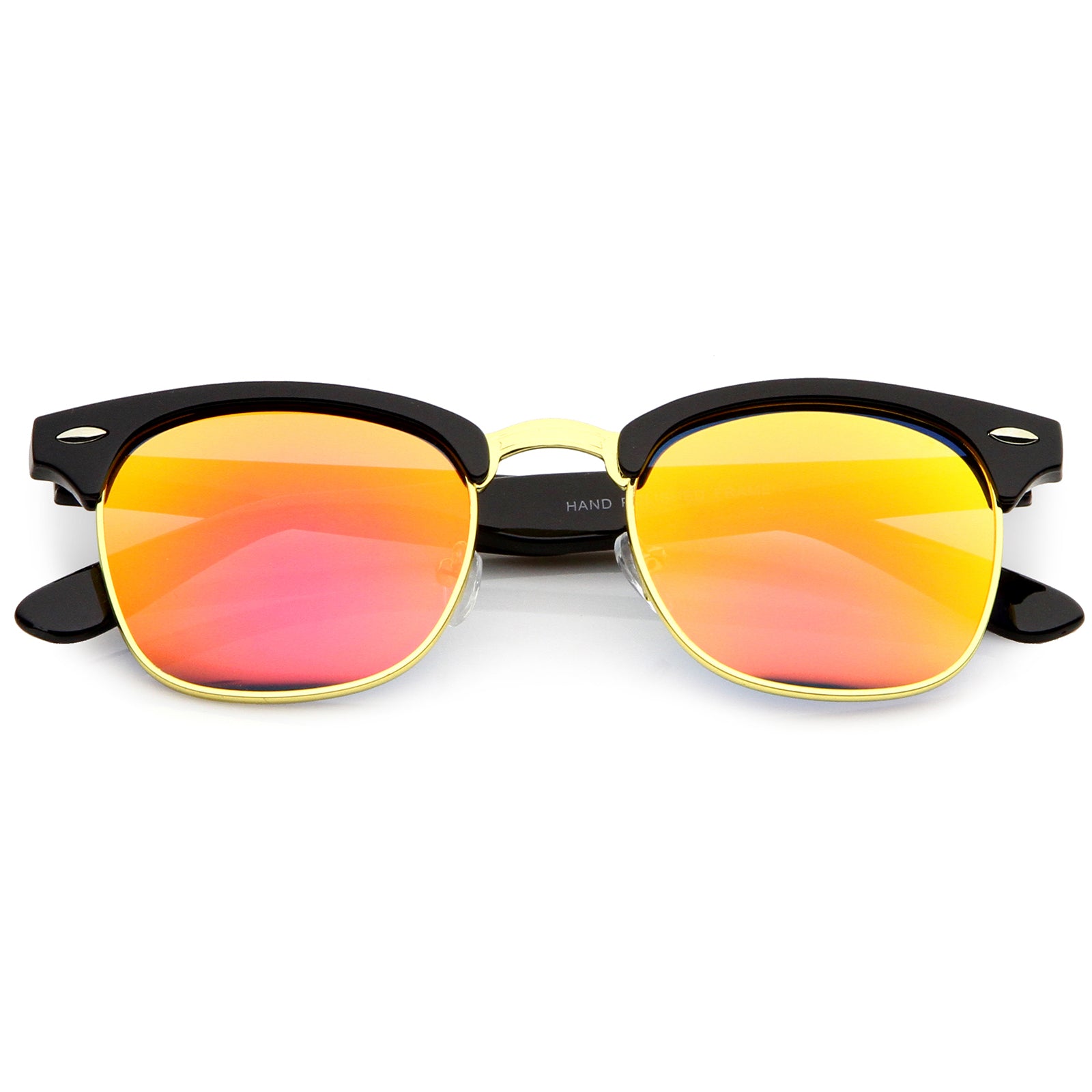 Black Gold / Red Orange Mirror