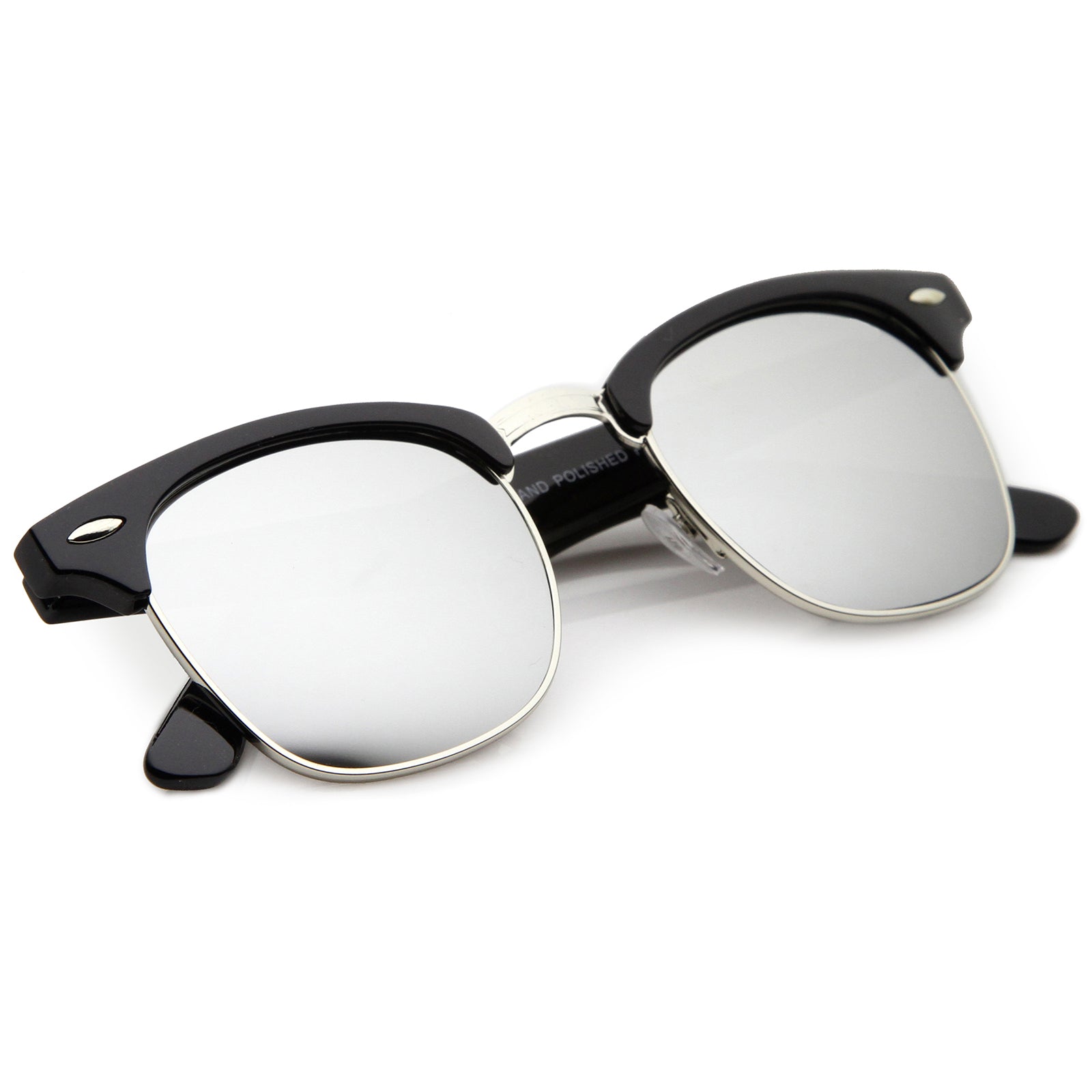Shiny Black Silver / Silver Mirror
