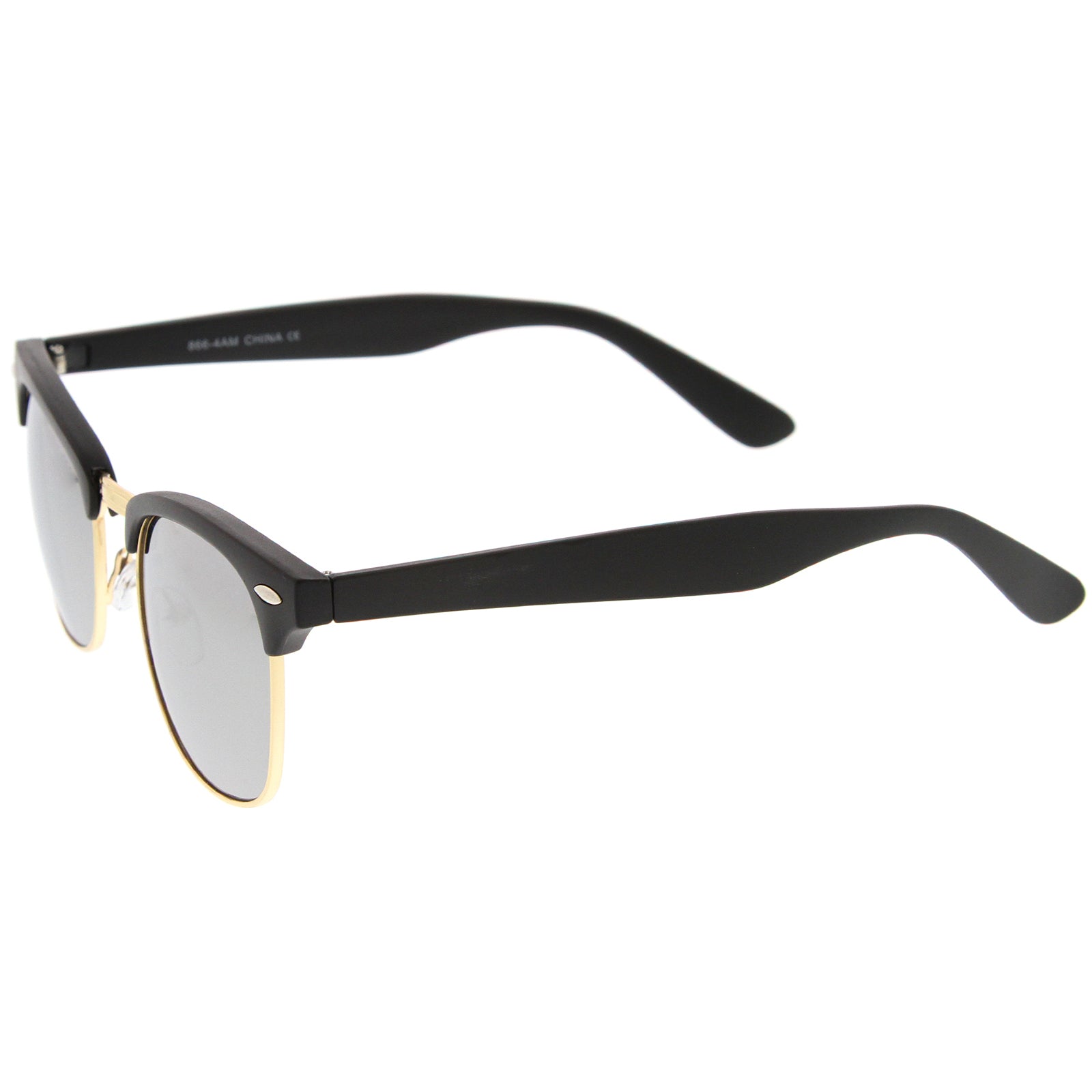 Matte Black Gold / Silver Mirror